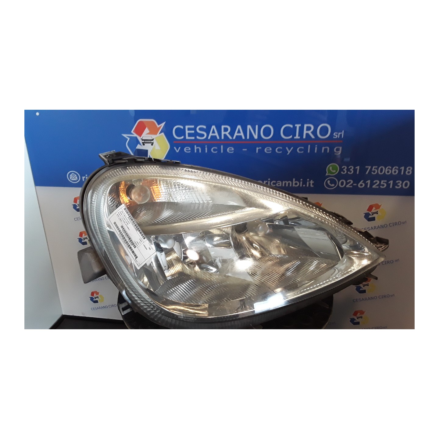 PROIETTORE DX. 088 MERCEDES-BENZ CLASSE A (W168) (03/01-06/04) 668942 A1688201861