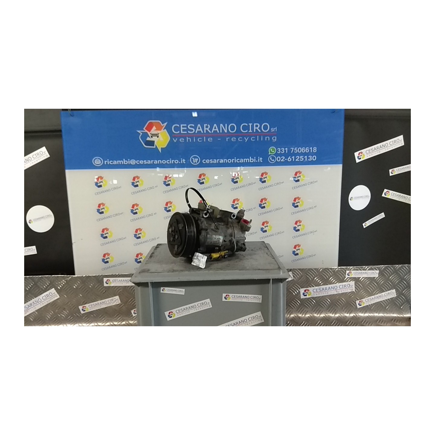 COMPRESSORE A/C 033 PEUGEOT 307 (07/05-07/08) 9HZ 6453WL