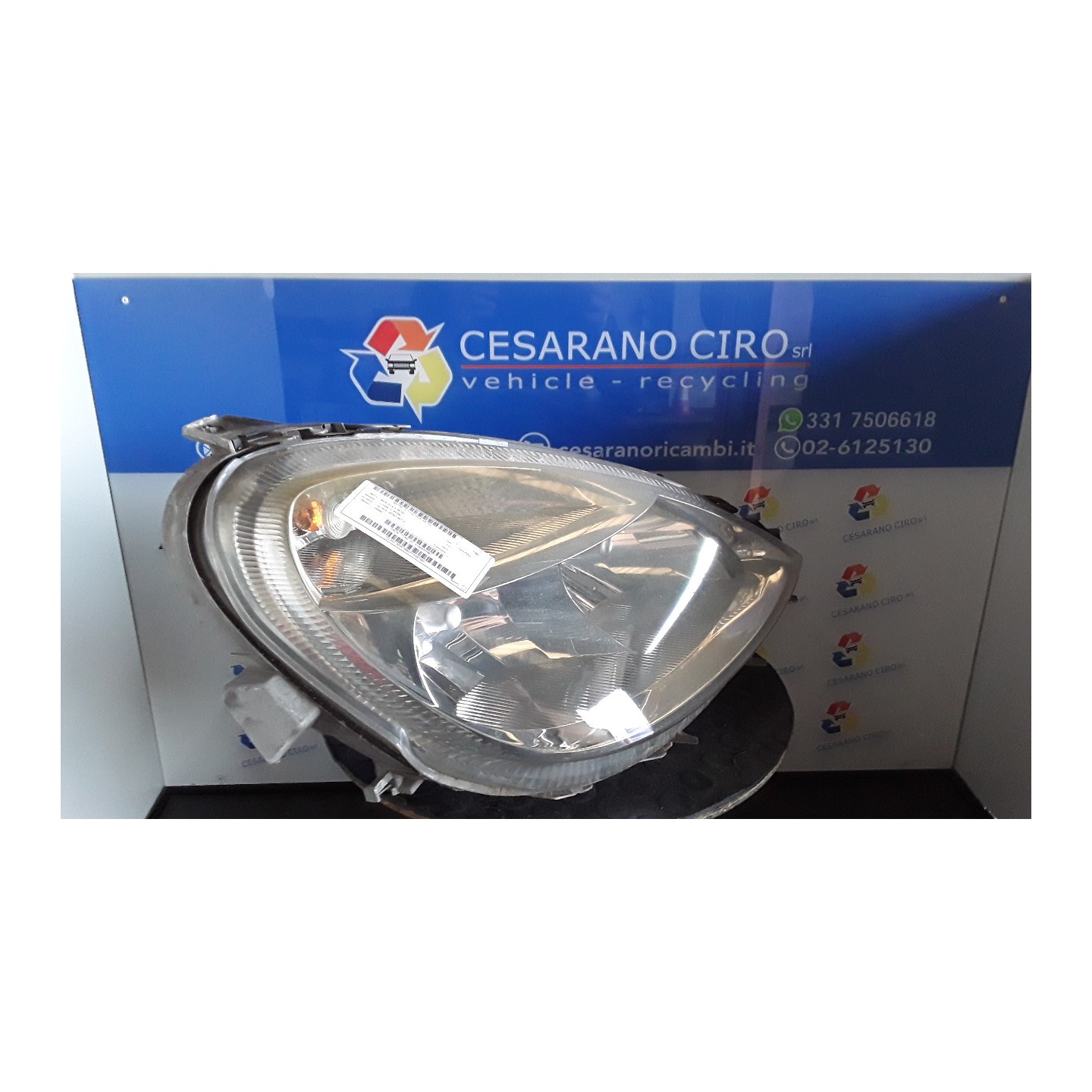PROIETTORE DX. 104 MERCEDES-BENZ CLASSE A (W168) (03/01-06/04) 166940 A1688201861