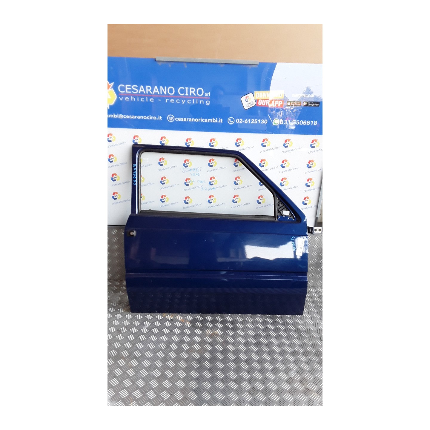 PORTA ANT. DX. 017 FIAT PANDA 1A SERIE (03/92-03/04) 1170A1046 46420831