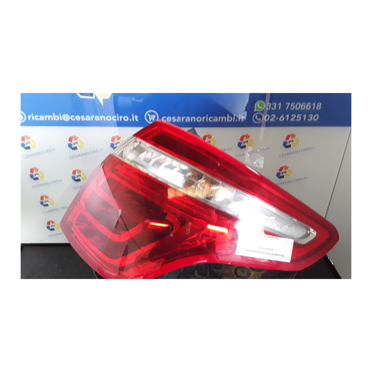 FANALE POST. PARTE EST. DX. 029 CITROEN C4 PICASSO (09/06-08/13) 9HZ 6351CA