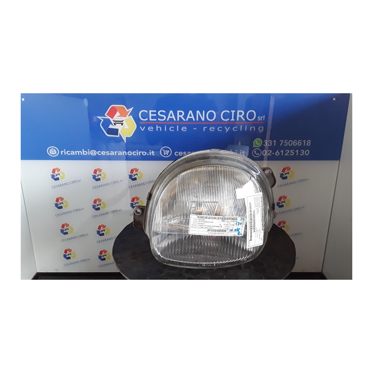 PROIETTORE SX. 035 RENAULT TWINGO 1A SERIE (08/98-09/07) D7FB7 7701049686