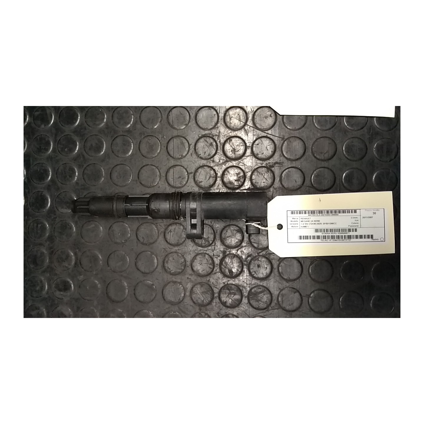 BOBINA BERU 058 RENAULT MEGANE 2A SERIE (02/06-08/09) K4M87 8200568671