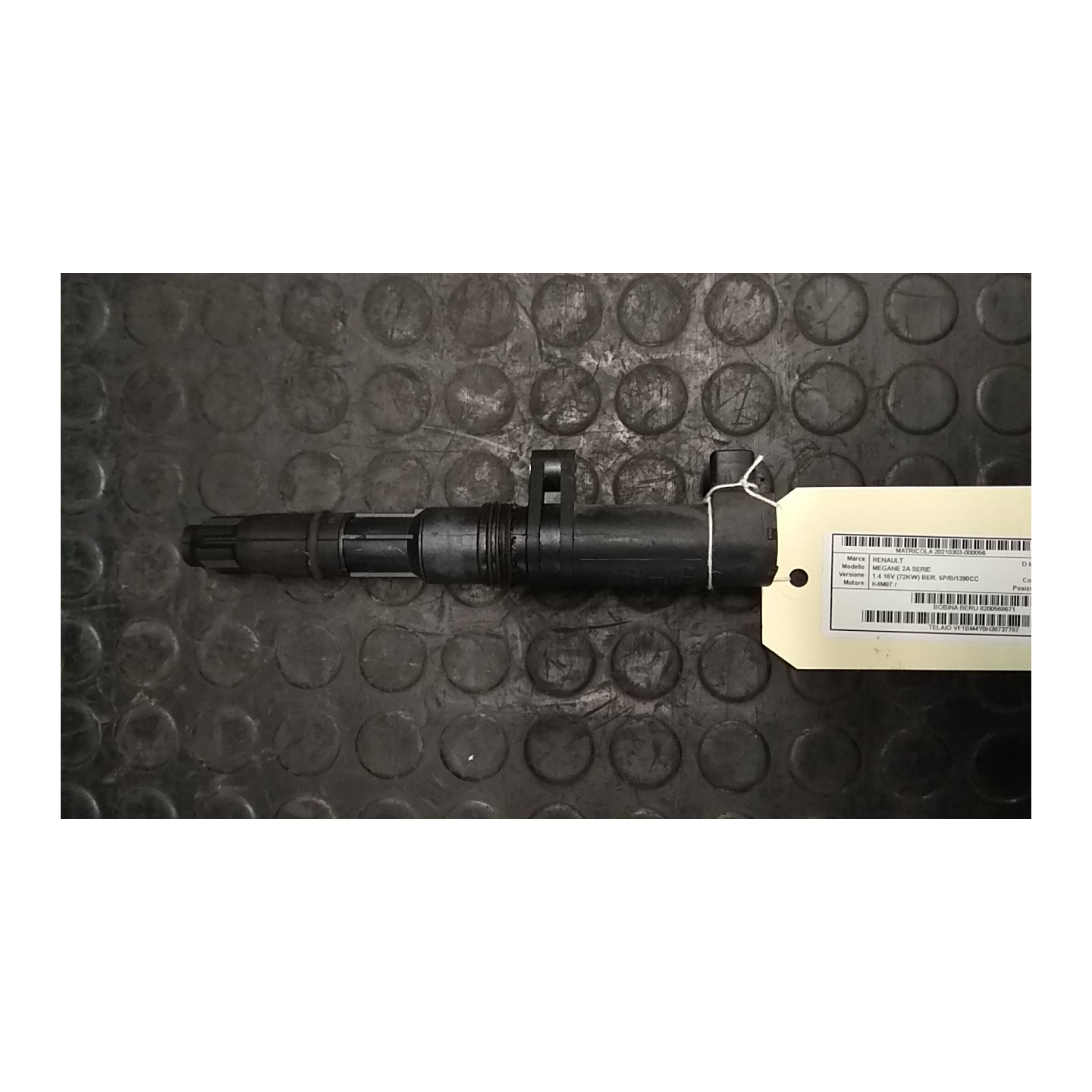 BOBINA BERU 056 RENAULT MEGANE 2A SERIE (02/06-08/09) K4M87 8200568671