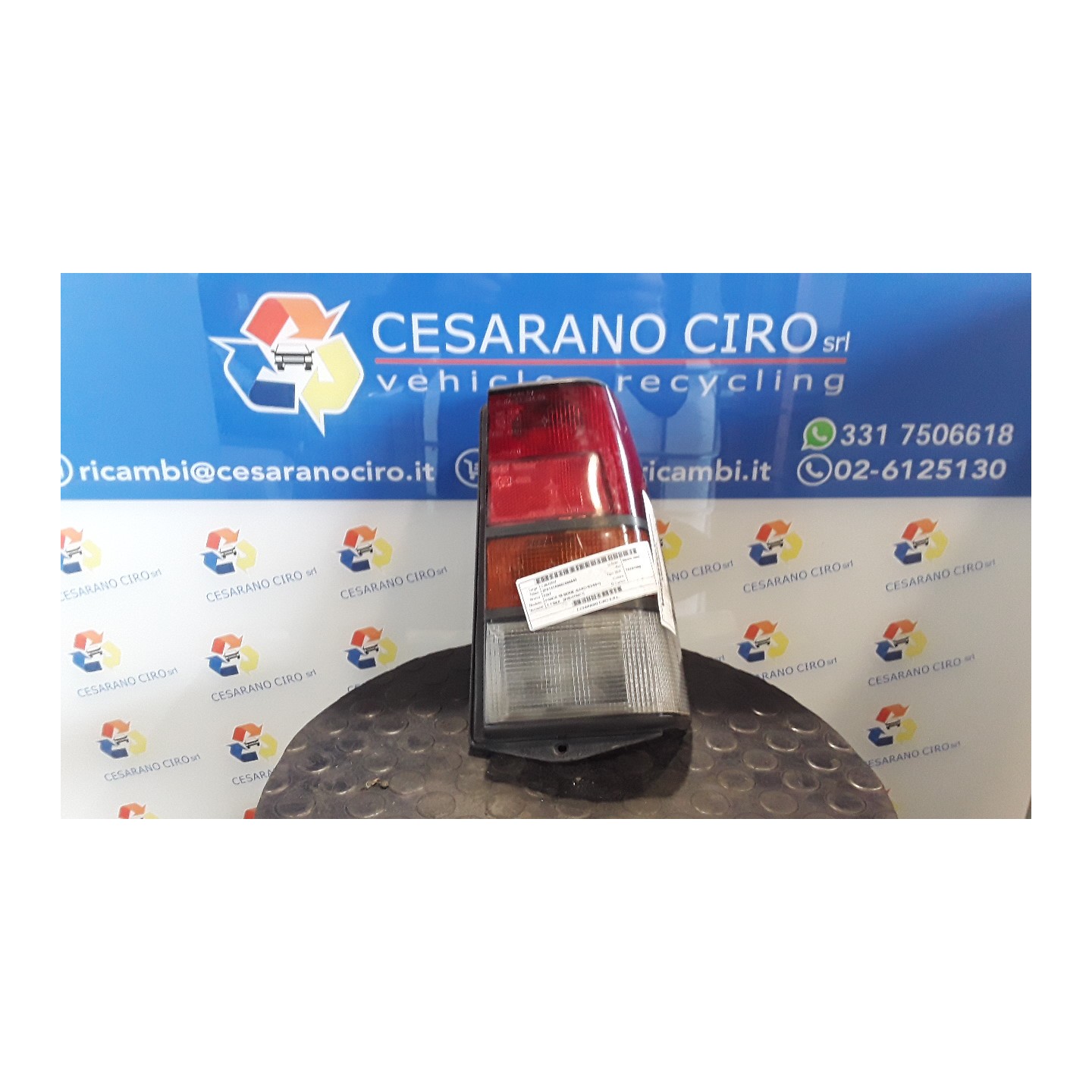 FANALE POST. (COMPL.) OLSA DX. 021 FIAT PANDA 1A SERIE (03/92-03/04) 156A2246 7572825