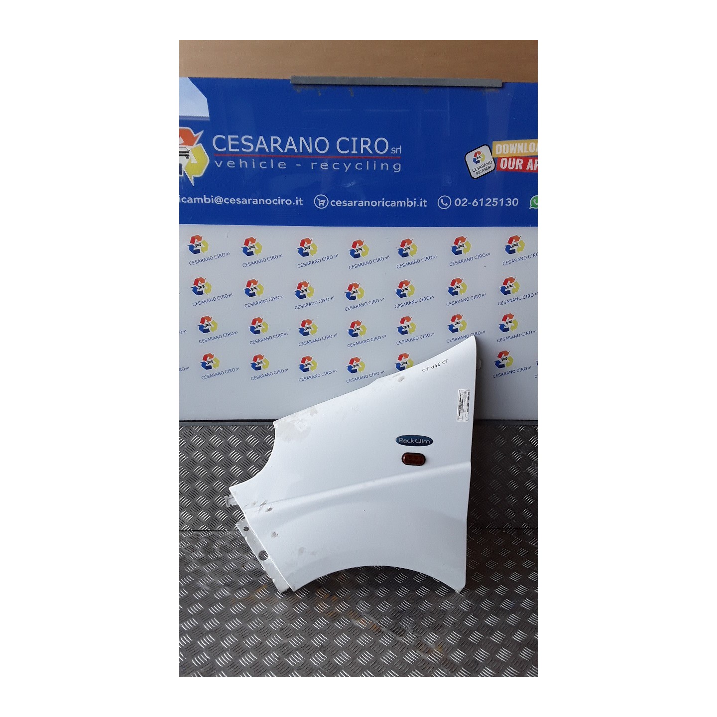 PARAFANGO ANT. SX. 101 RENAULT TRAFIC (06/01-09/06) F9QU7 7782524451