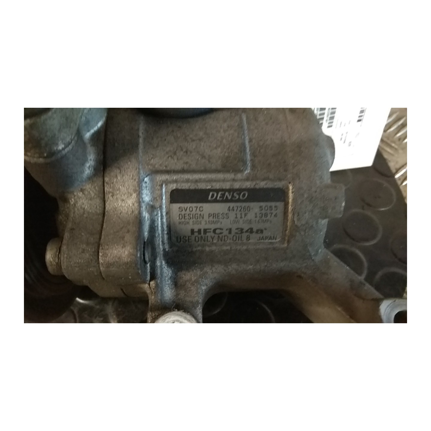 COMPRESSORE A/C 069 DAIHATSU SIRION 2A SERIE (01/05-) 1KR 8832097401