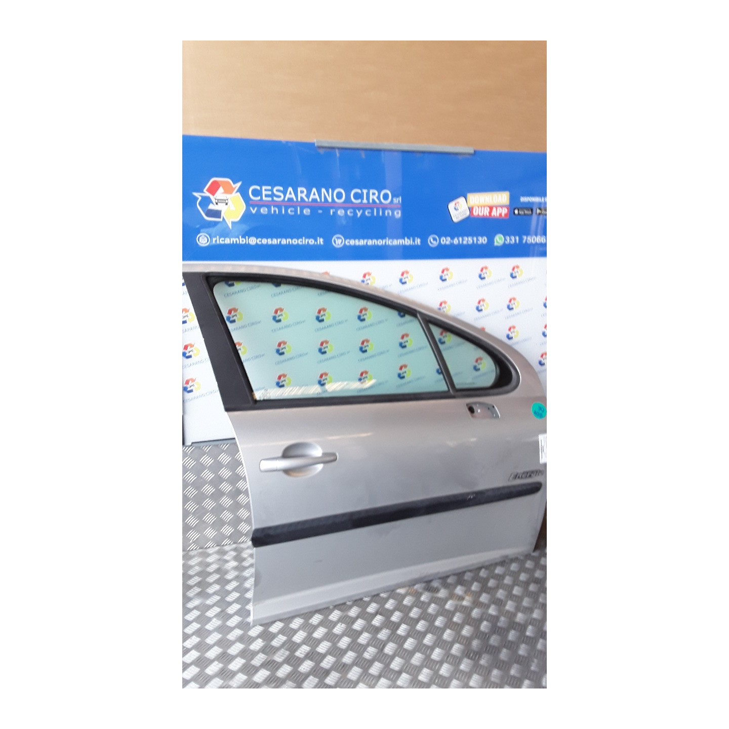 PORTA ANT. DX. 112 PEUGEOT 207 (04/06-06/09) 8HZ 9004X8