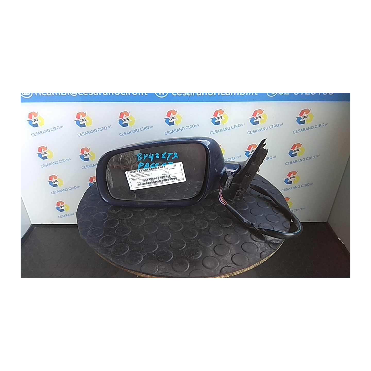 RETROVISORE EST. REGOLAZ. ELETTR. TERMICO SX. 272 VOLKSWAGEN PASSAT (3B) (10/00-03/06) AVF 3B1857507K01C