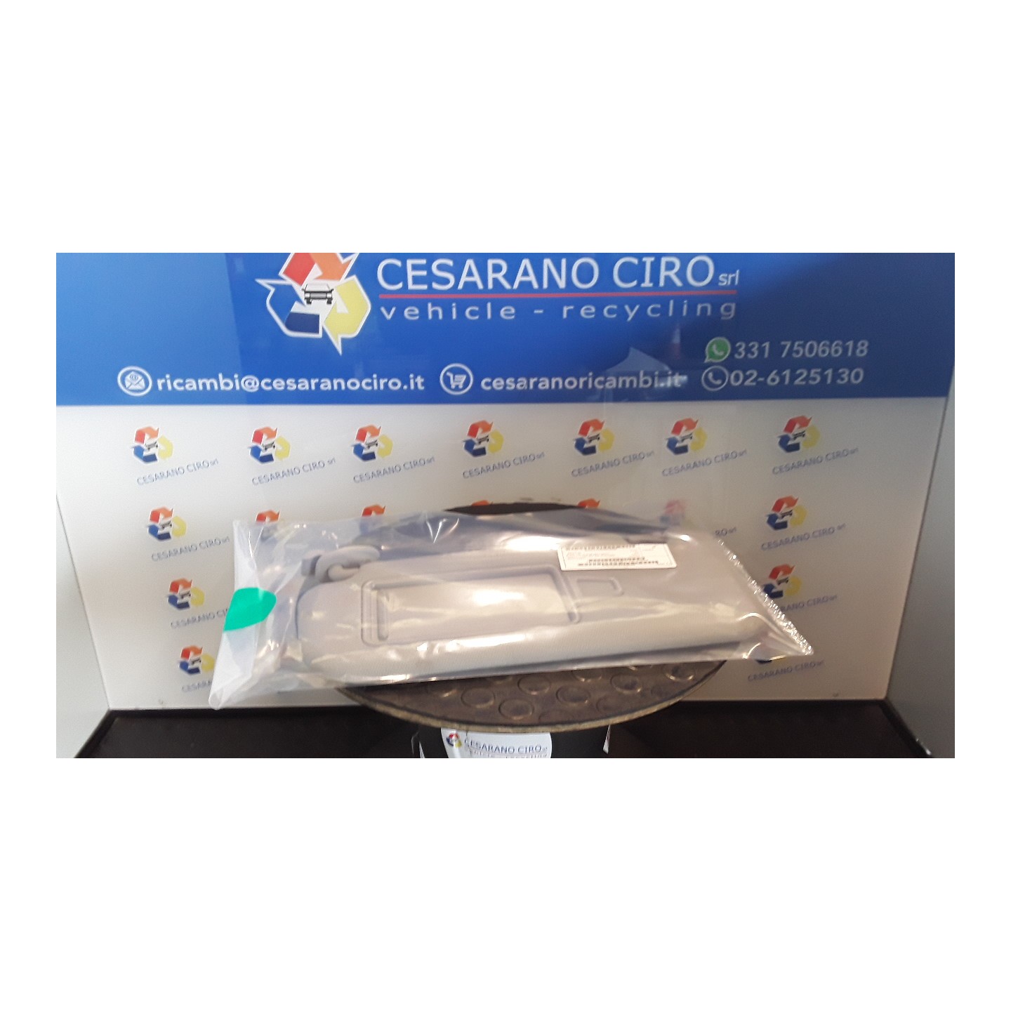 ALETTA PARASOLE PARABREZZA SX. 335 KIA RIO 3A SERIE (08/11-09/15) D3FA 852011W150DCM