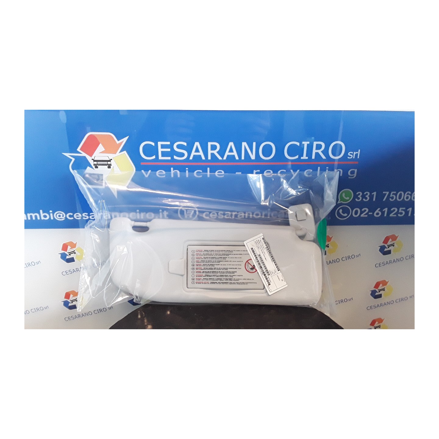 ALETTA PARASOLE PARABREZZA OCCULTABILE DX. 021 PEUGEOT 208 (01/12-11/15) 8H01 16079193PR
