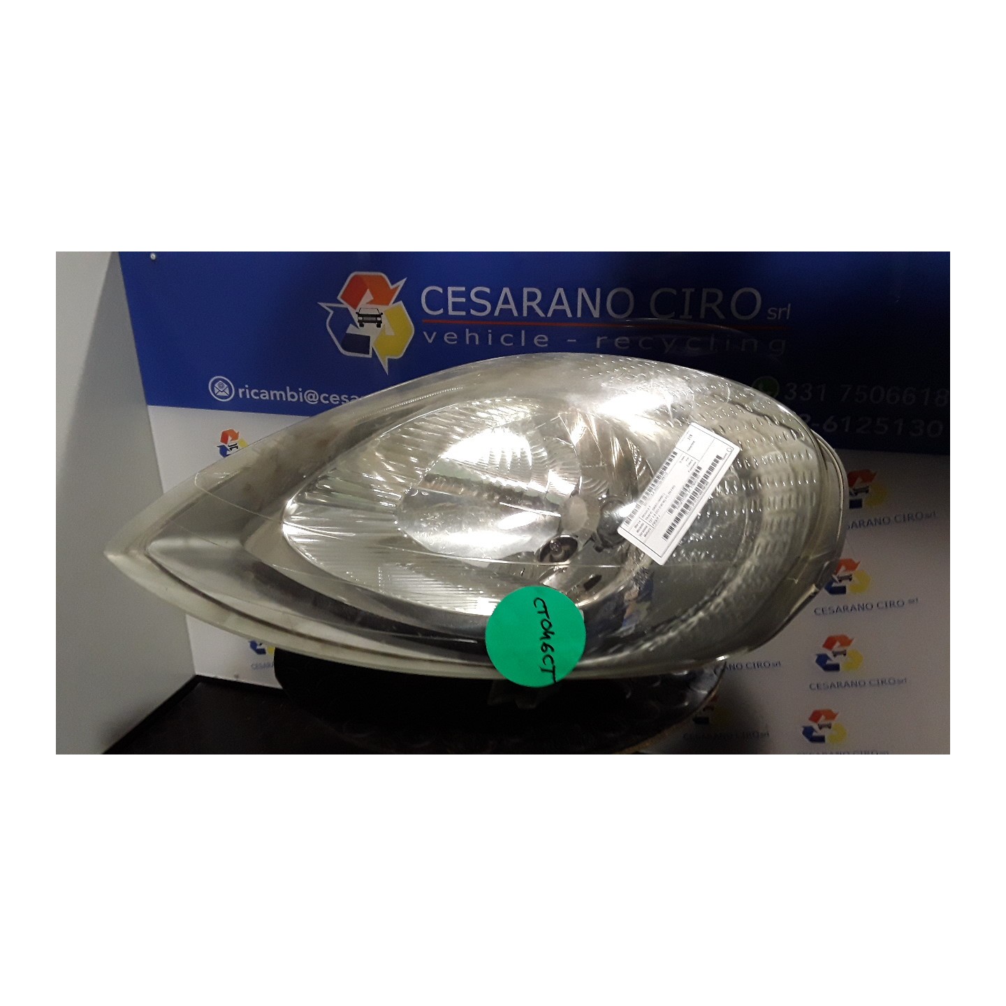 PROIETTORE SX. 112 RENAULT TRAFIC (06/01-09/06) F9QU7 7700311371