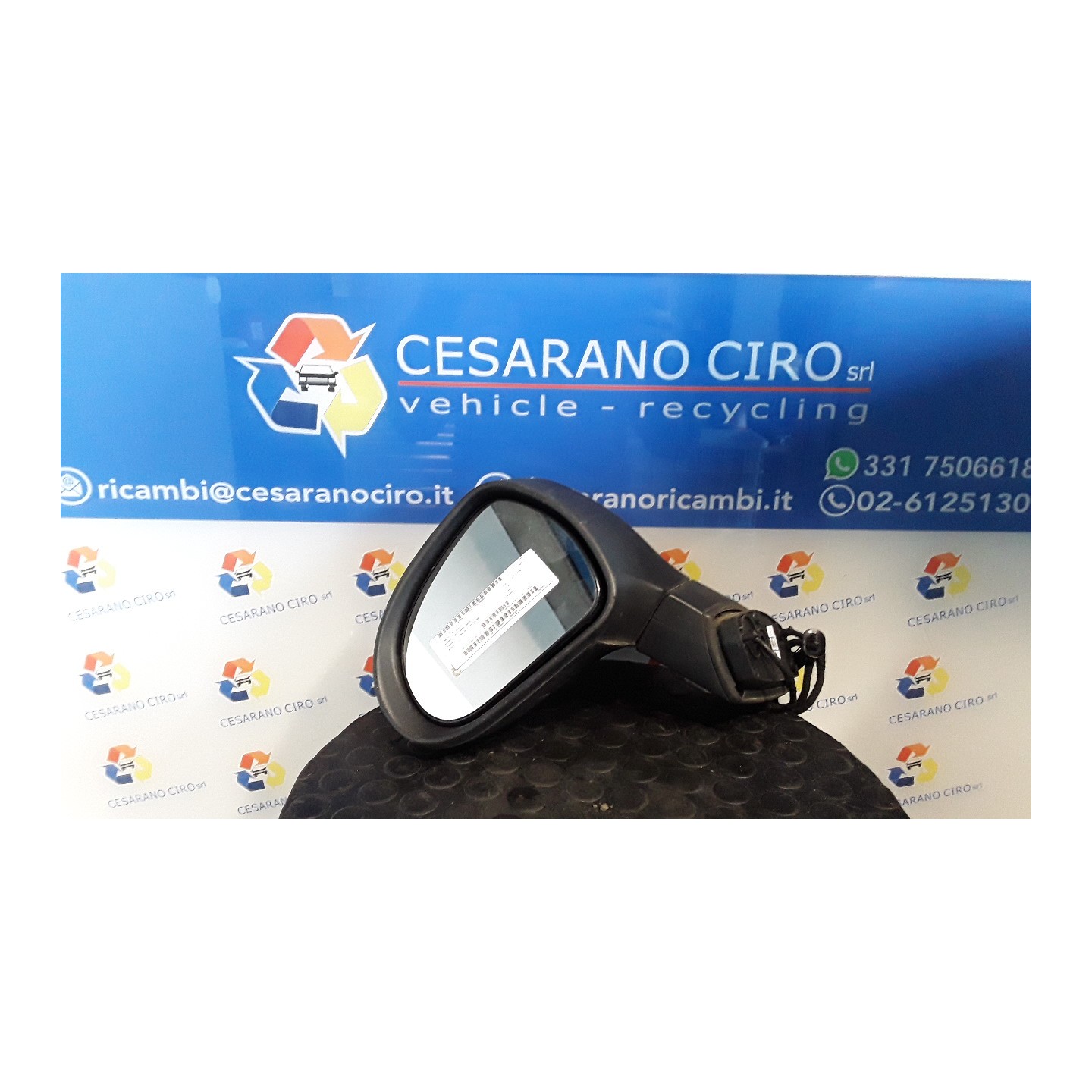 RETROVISORE EST. REGOLAZ. ELETTR. RIPIEGHEVOLE SX. 005 PEUGEOT 207 (04/06-06/09) KFU 8149ZJ