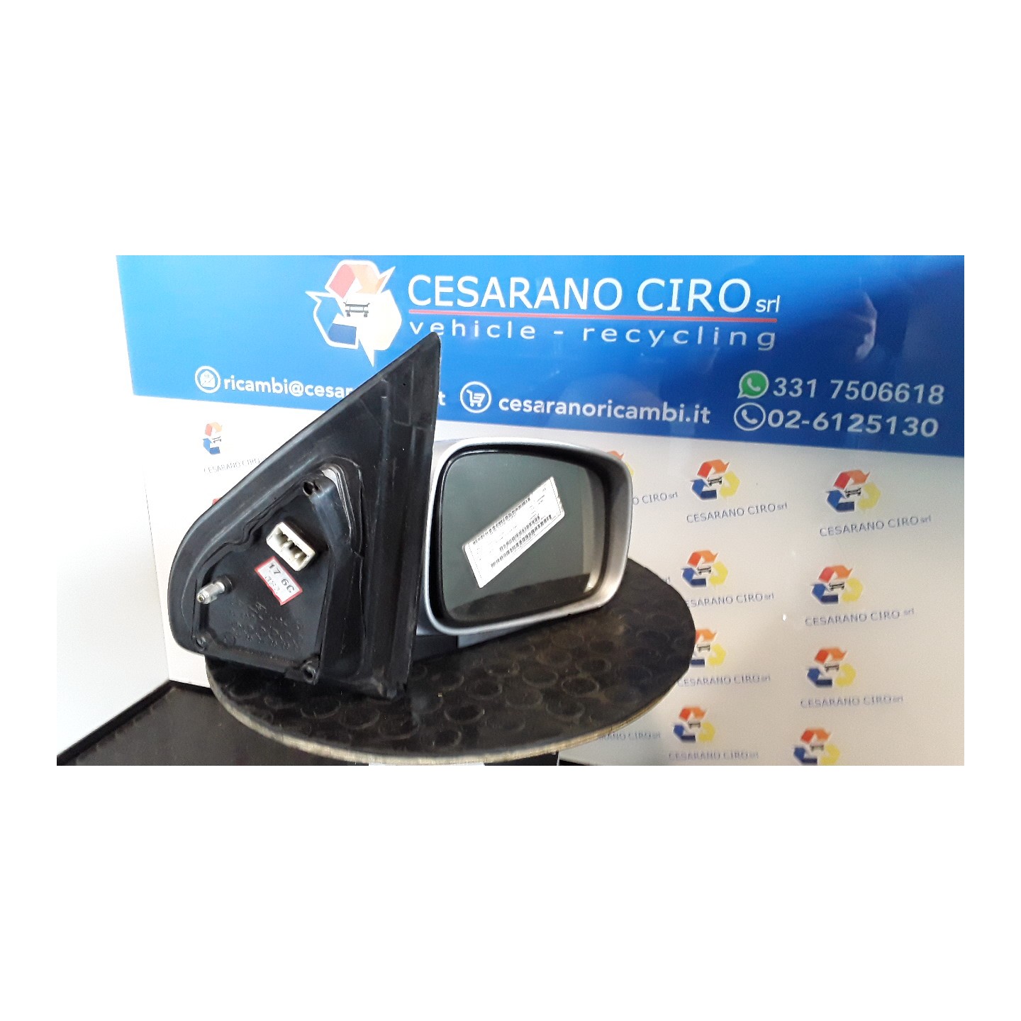 RETROVISORE EST. REGOLAZ. ELETTR. DX. 043 KIA SORENTO 1A SERIE (07/02-12/06 D4CB 876053E300XX