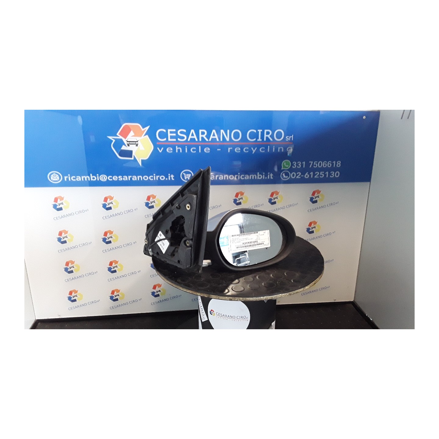 RETROVISORE EST. REGOLAZ. ELETTR. TERMICO,06/05 DX. 071 LANCIA YPSILON (TE) (06/03-09/06) 188A9000 735345129