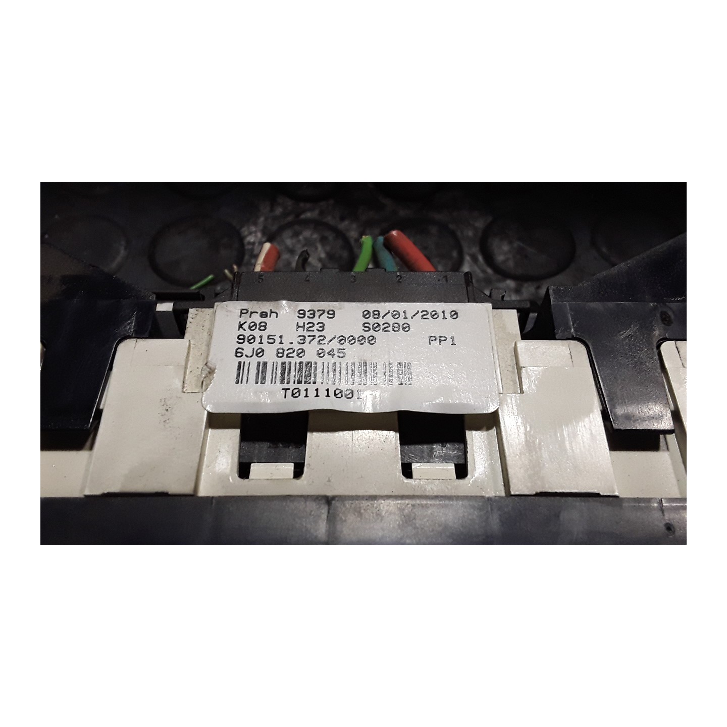 BLOCCO COMANDO CLIMATIZZAZIONE 101 SEAT IBIZA (6J) (05/08-03/13) BMS 6J0819045NEE