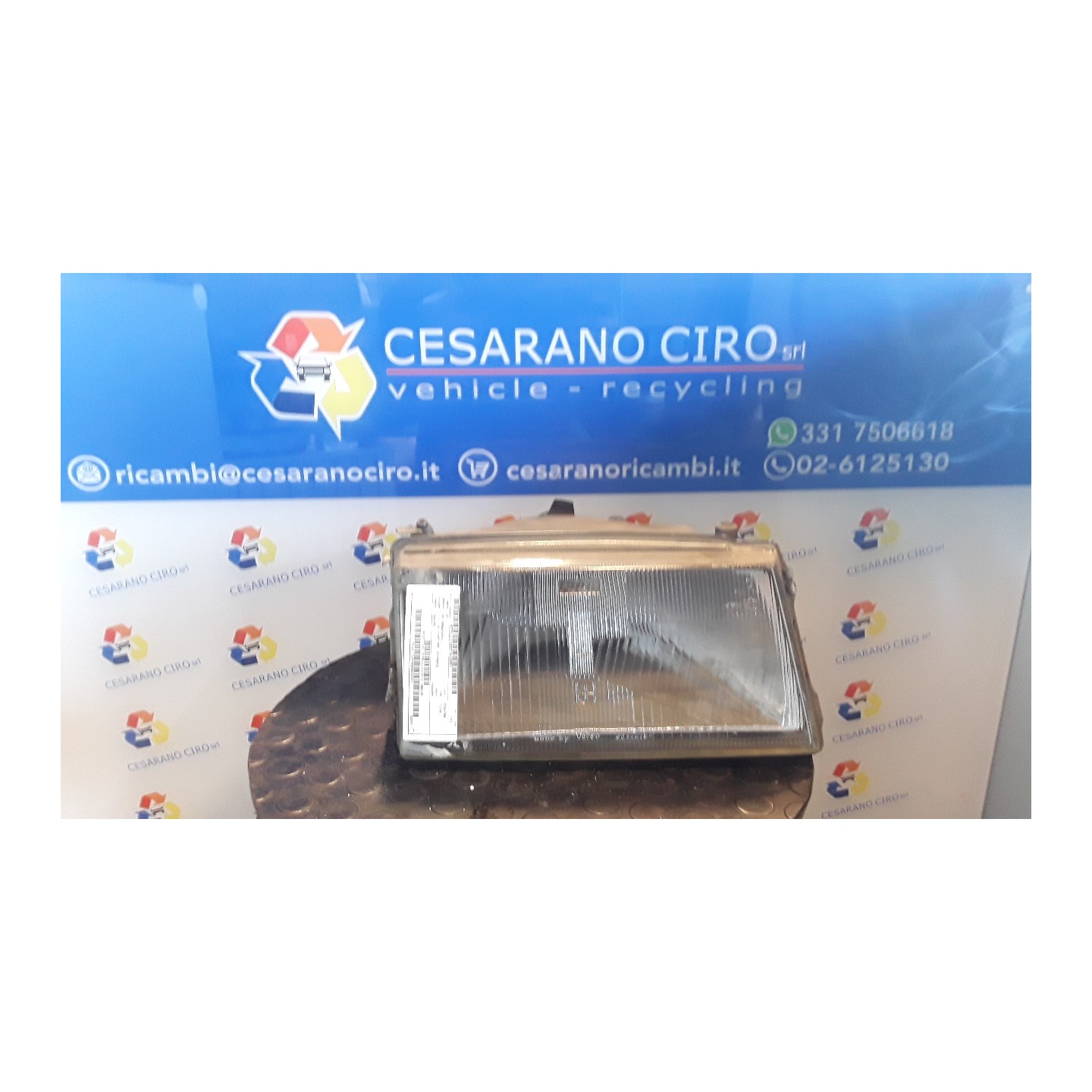 PROIETTORE C/FARI ALOGENI DX. 053 FIAT UNO (06/94-09/95) 156A2000 9945148