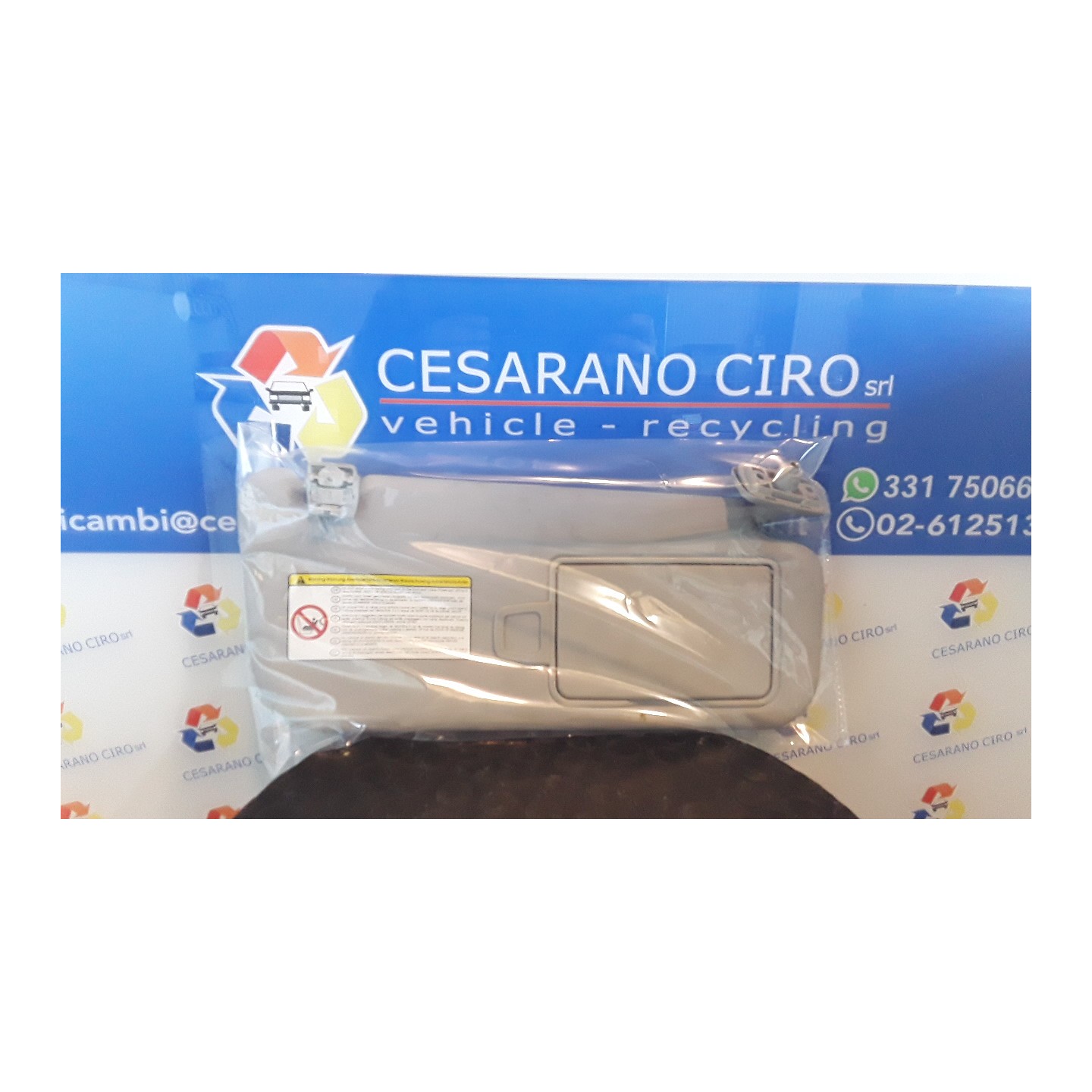 ALETTA PARASOLE PARABREZZA DX. 003 KIA SOUL (03/09-) G4FC 852202K460QW