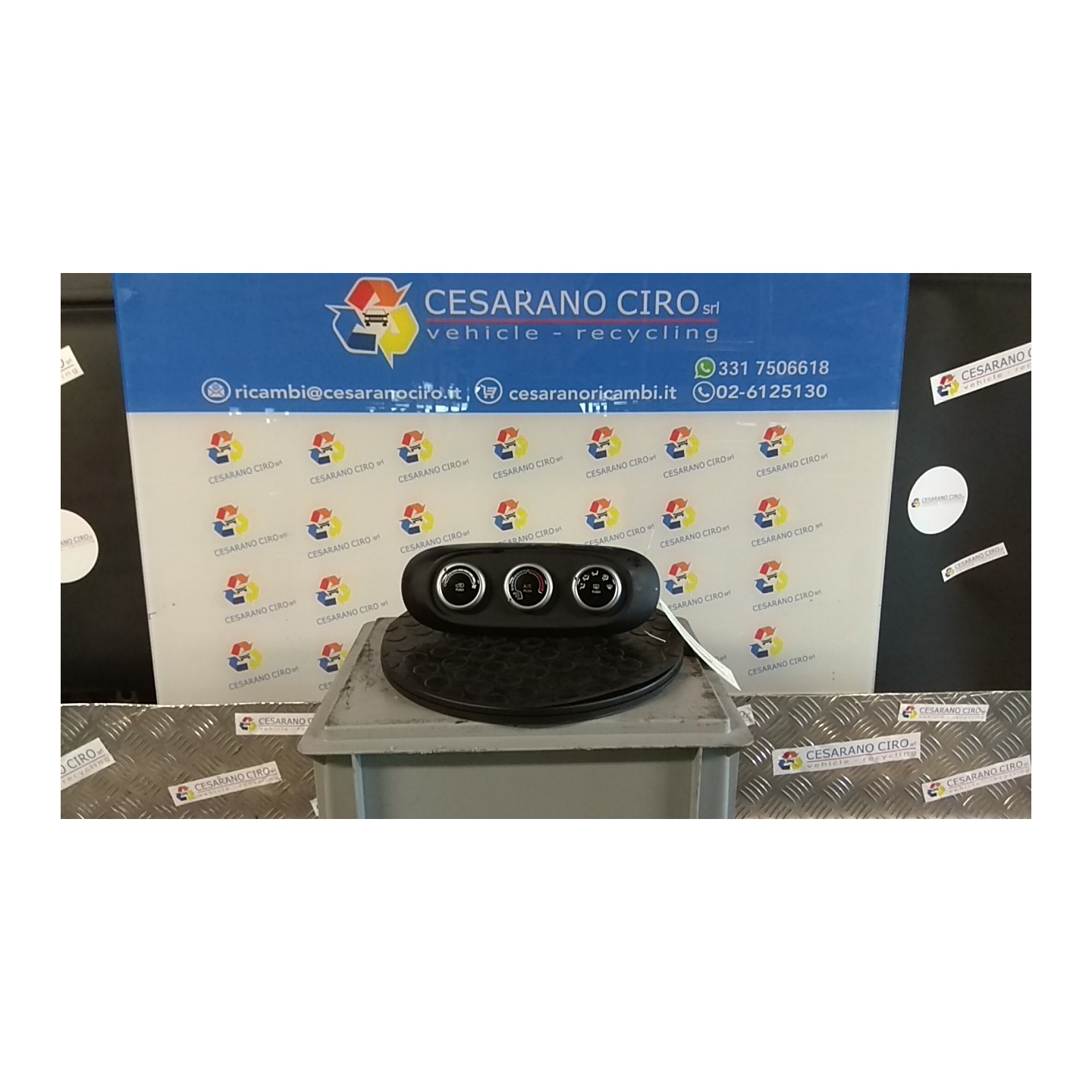 BLOCCO COMANDO CLIMATIZZAZIONE P/A/C 080 FIAT 500X (6X) (07/18-) 55282151 735717830