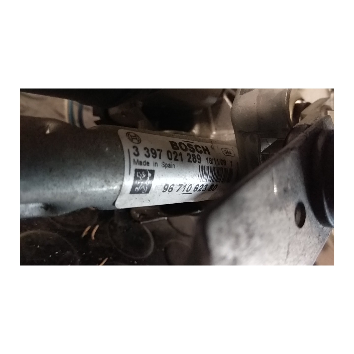 MOTORINO TERGIPARABREZZA DX. 236 PEUGEOT 3008 (04/09-10/13) 9HZ 6405PA