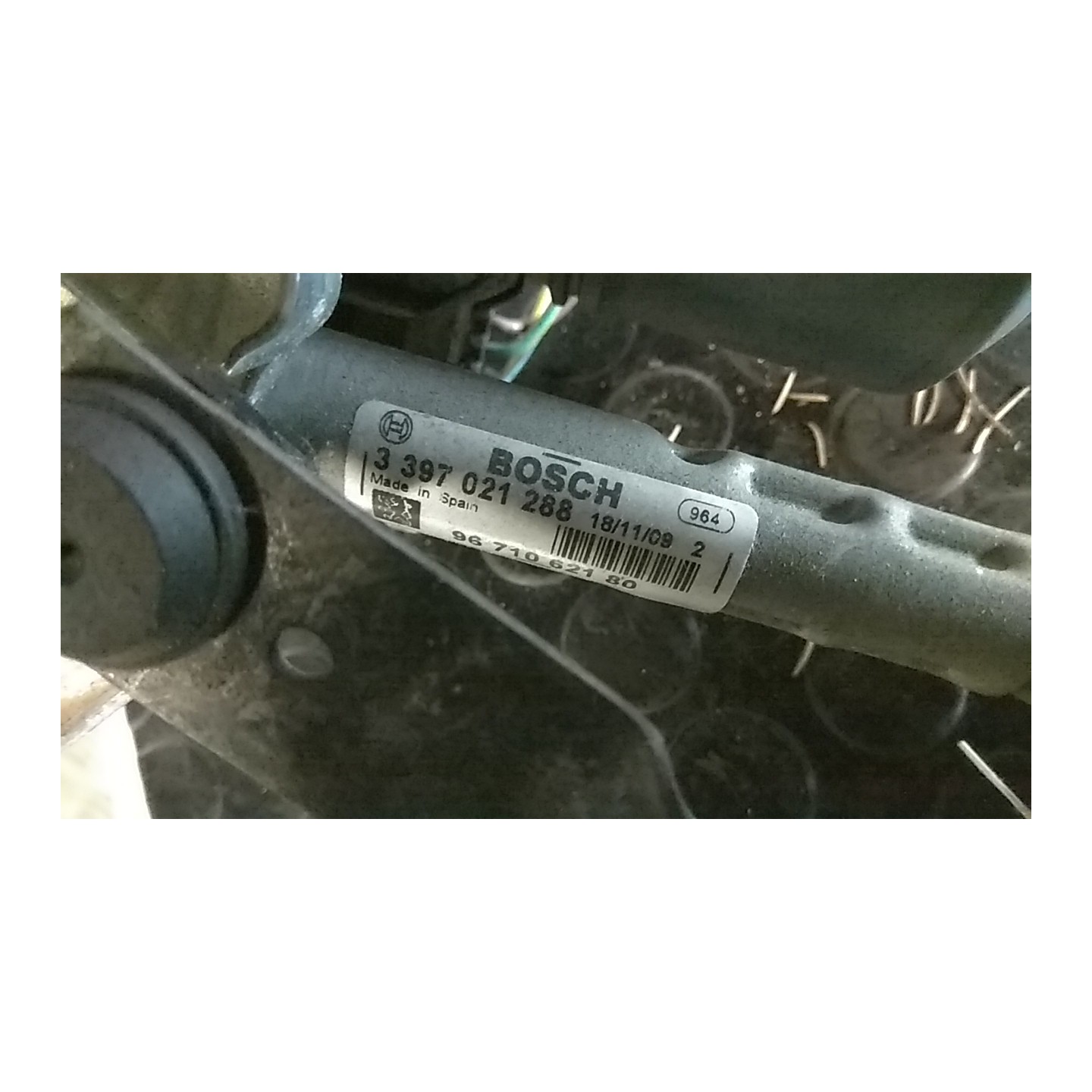 MOTORINO TERGIPARABREZZA SX. 237 PEUGEOT 3008 (04/09-10/13) 9HZ 6405NZ