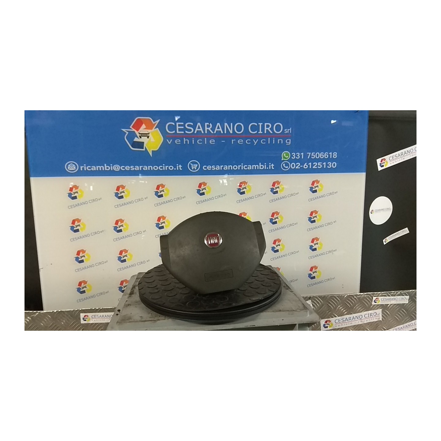 DISPOSITIVO AIRBAG LATO GUIDA 09/07- 167 FIAT PANDA (2Q) (09/03-12/10) 187A1000 735460952