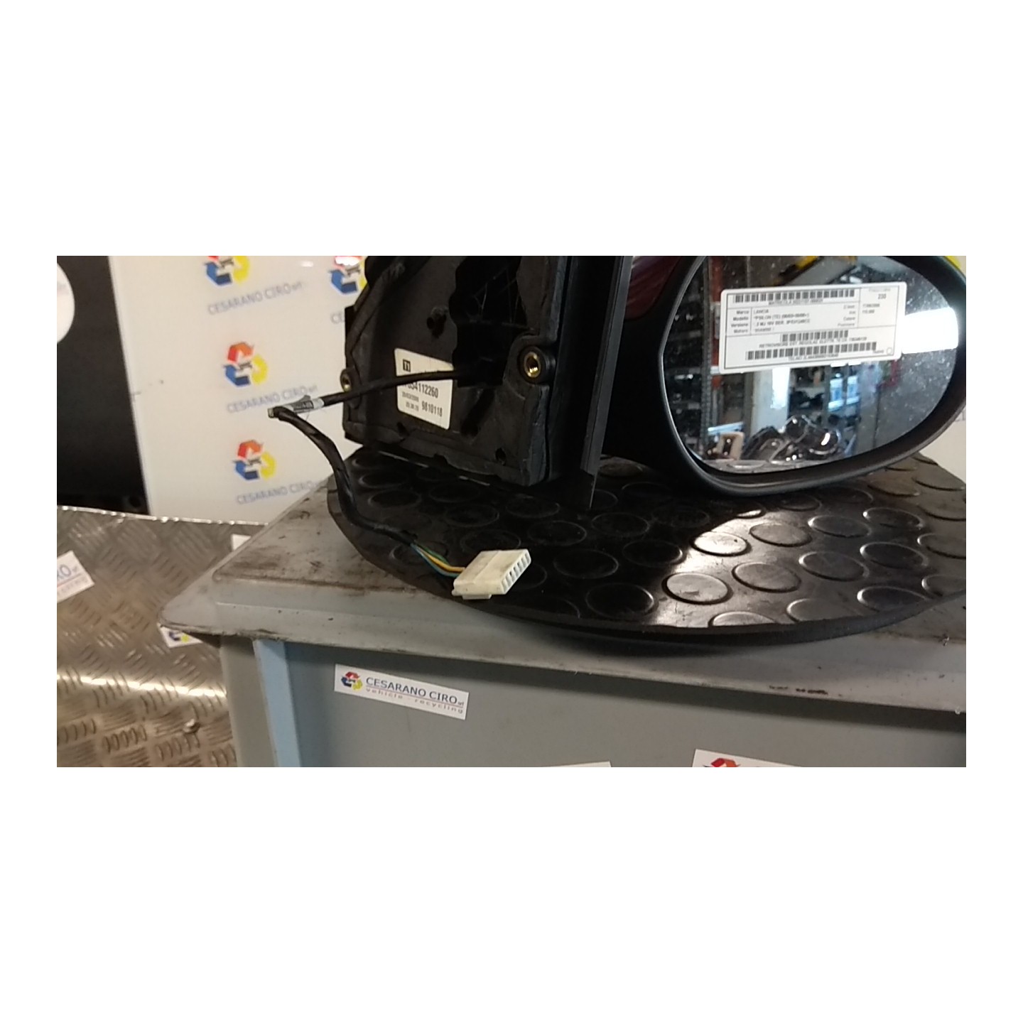 RETROVISORE EST. REGOLAZ. ELETTR. TE DX. 031 LANCIA YPSILON (TE) (06/03-09/06) 188A9000 735345129