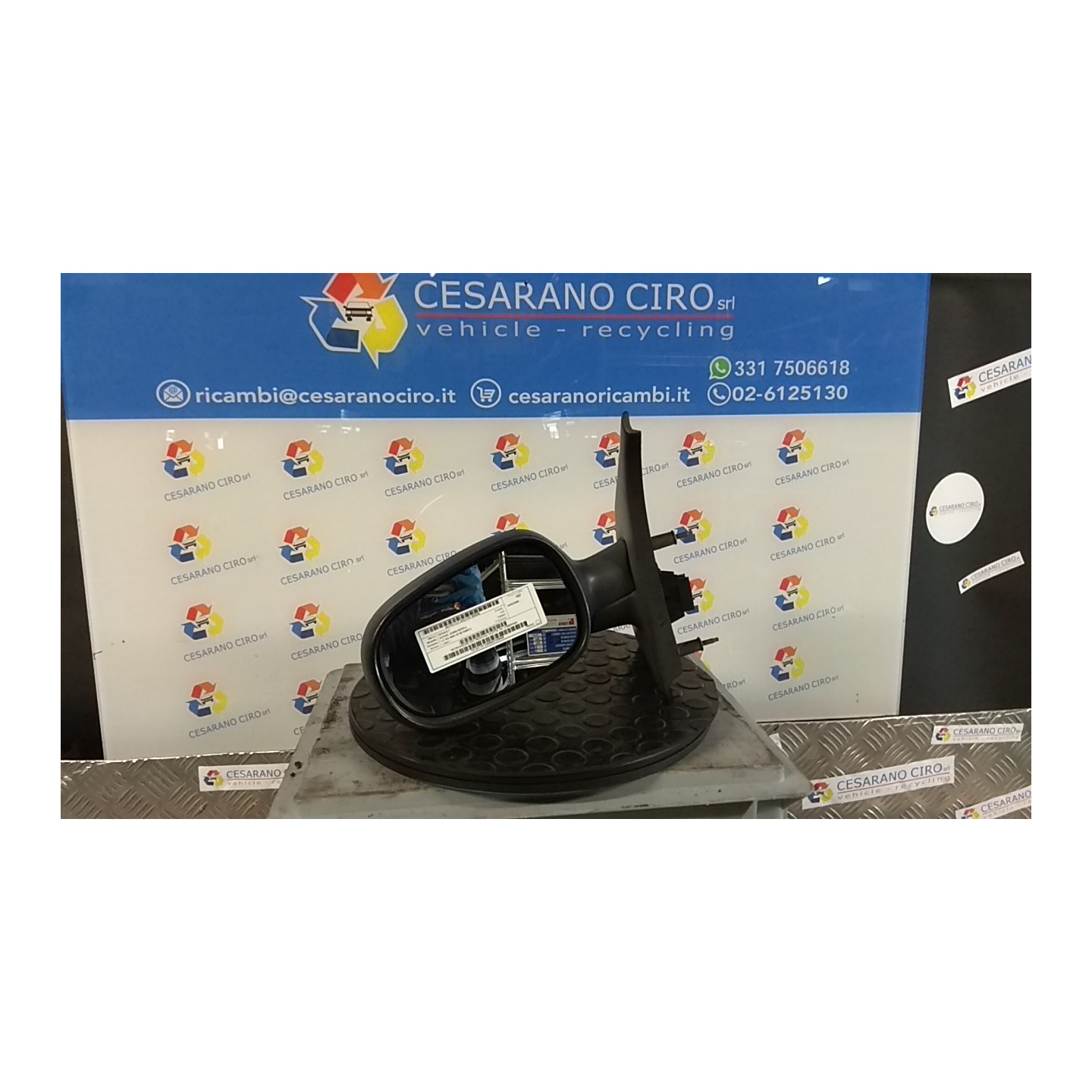 RETROVISORE EST. REGOLAZ. ELETTR. SX. 045 RENAULT SCENIC (03/99-05/03) K4MA7 7700431542