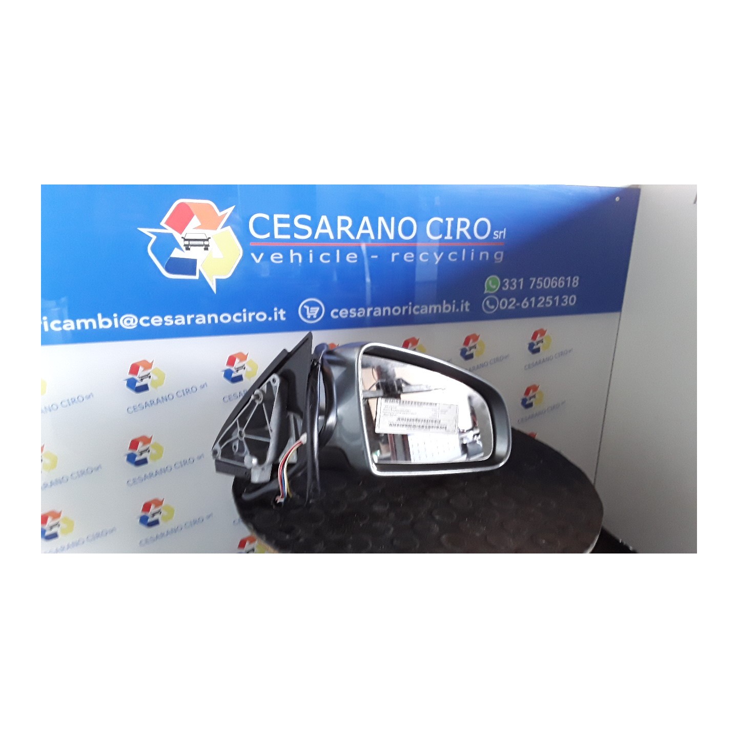 RETROVISORE EST. REGOLAZ. ELETTR. TERMICO DX. 073 AUDI A4 (8E) (10/04-02/08) BPW 8E1858532AA01C