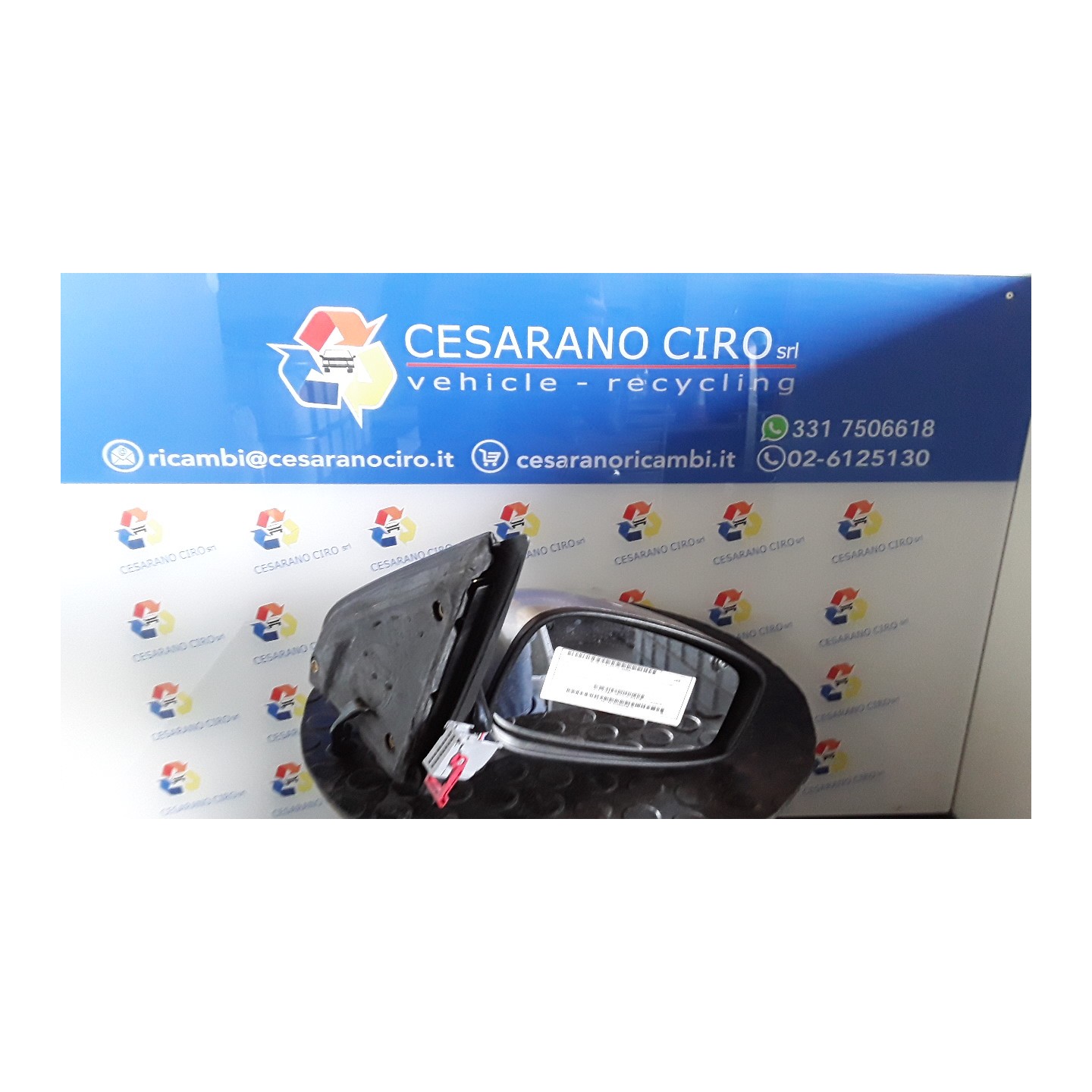 RETROVISORE EST. TERMICO REGOLAZ. ELETTR. DX. 098 FIAT STILO (2C) (09/01-11/03) 188A5000 735306545