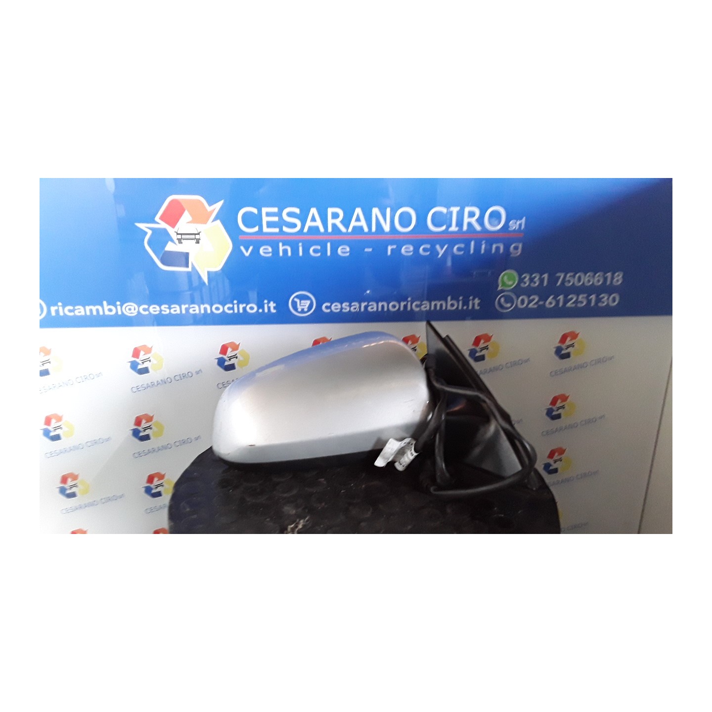 RETROVISORE EST. REGOLAZ. ELETTR. TERMICO RIPIEGHEVOLE DX. 103 AUDI A4 (8E) (11/00-11/04) AWX 8E1858532AC01C