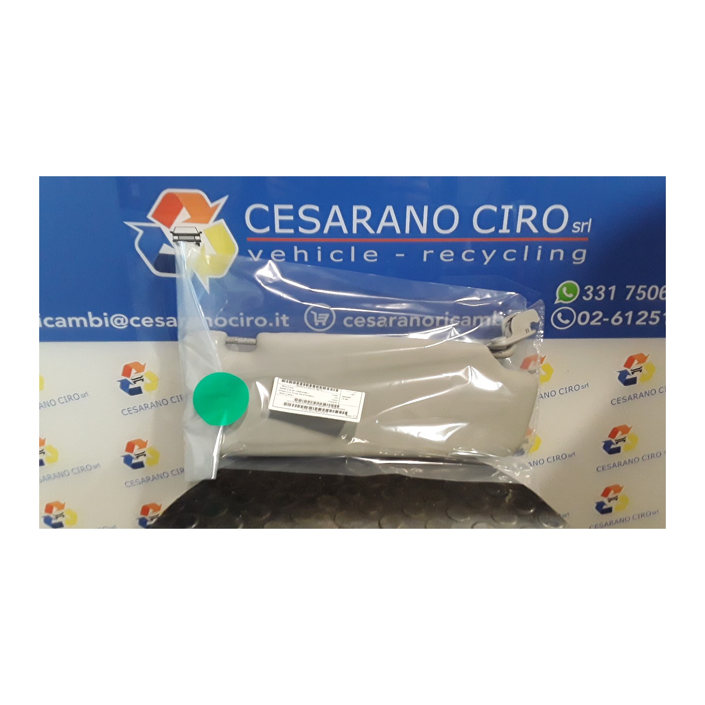 ALETTA PARASOLE PARABREZZA ARGENTO SX. 115 AUDI A4 (8E) (10/04-02/08) BPW 8E0857551P9V4