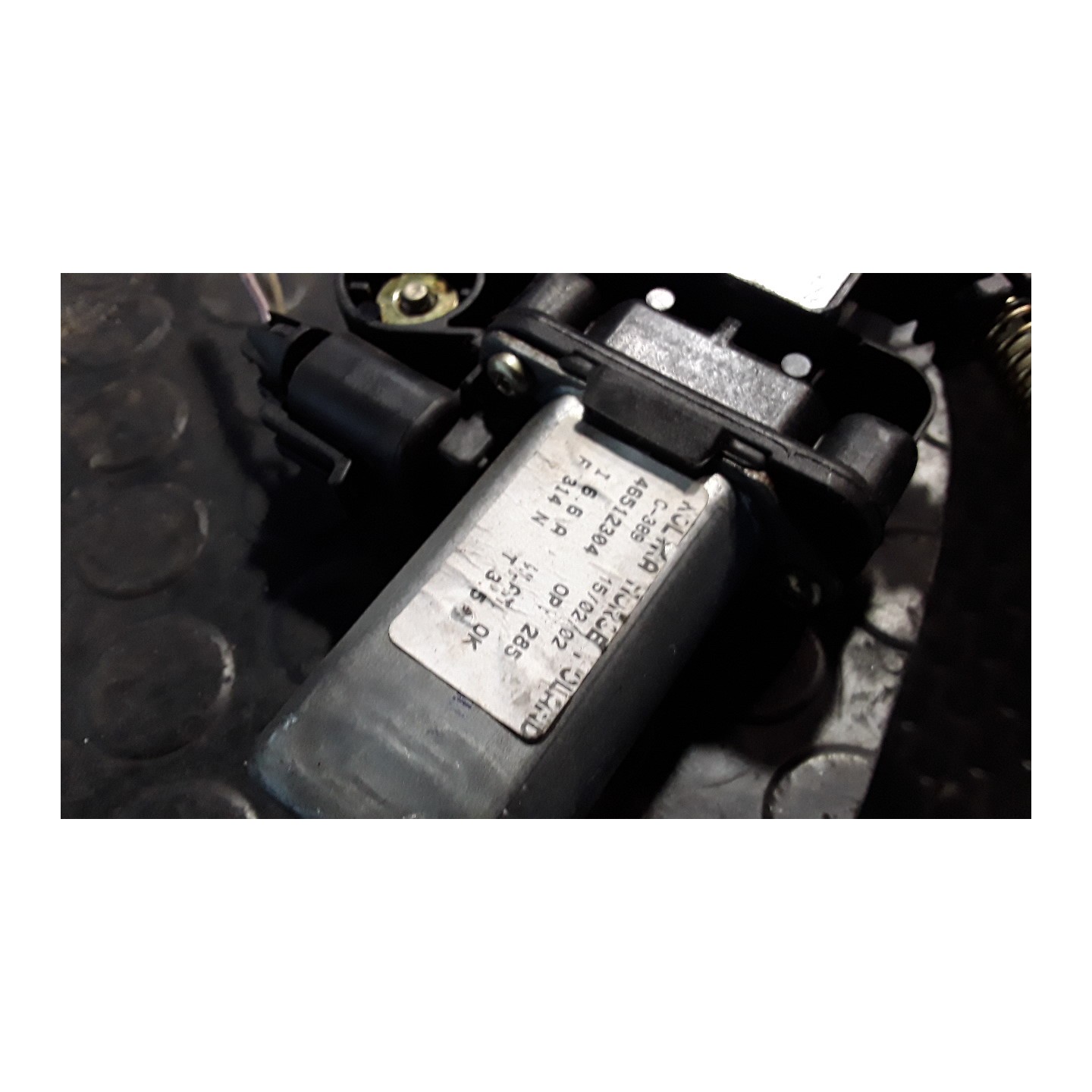 ALZACRISTALLO ELETTR. PORTA ANT. CON MOTORINO DX. 006 FIAT SEICENTO (1E) (02/98-07/05) 187A1000 46512241
