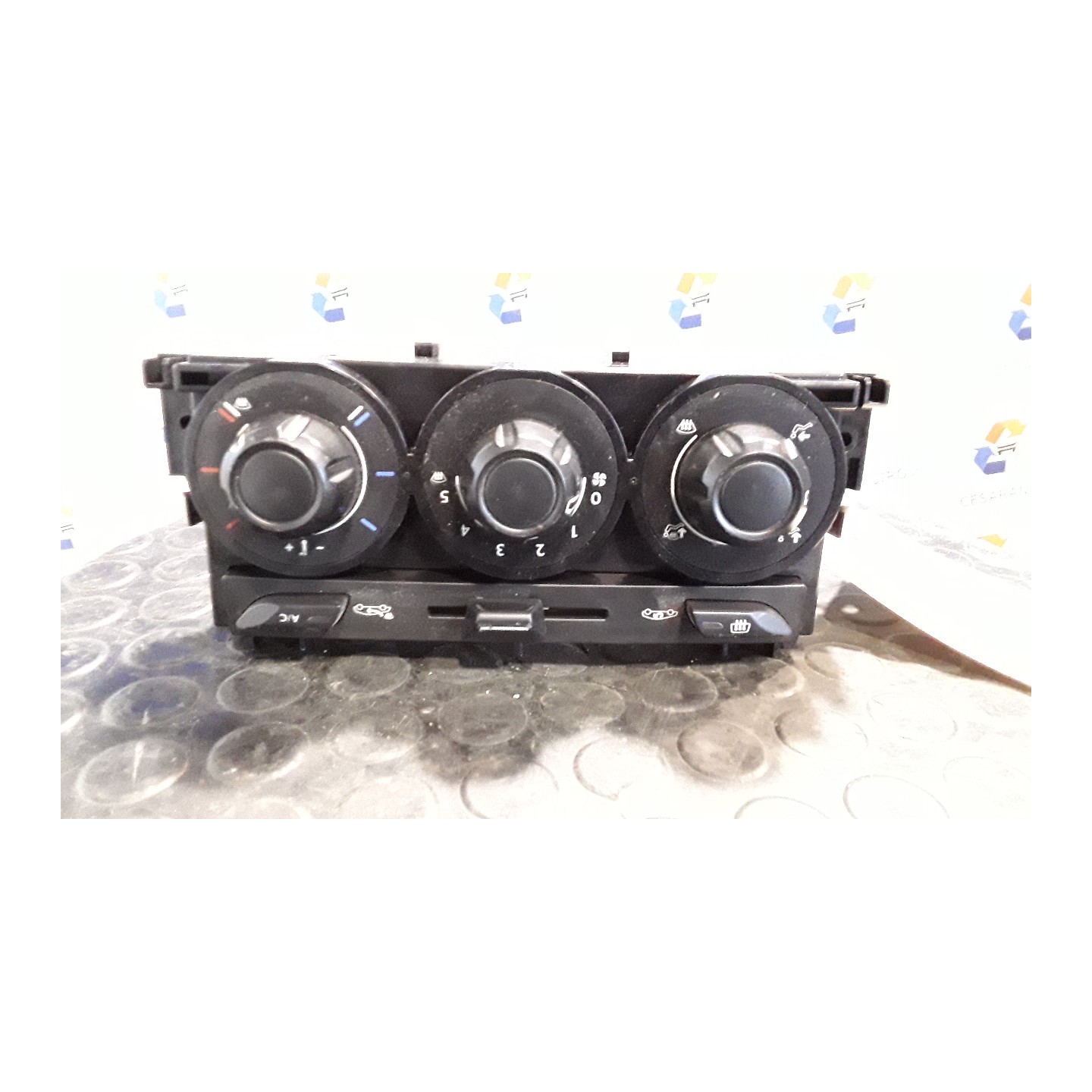 BLOCCO COMANDO CLIMATIZZAZIONE C/A/C,C/RISCALDAT.ABITACOLO 001 CITROEN C3 2A SERIE (A51) (09/09-06/13 KFT 9675400180