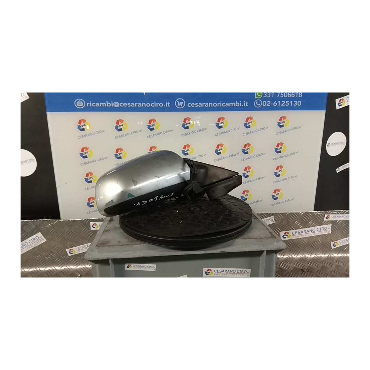 RETROVISORE EST. REGOLAZ. ELETTR. RIPIEGHEVOLE DX. 146 AUDI A3 (8P) (04/03-06/10) BMM 8P1858532DC01C