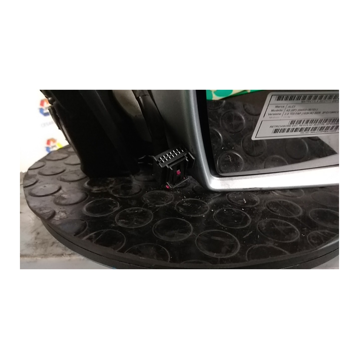 RETROVISORE EST. REGOLAZ. ELETTR. RIPIEGHEVOLE DX. 146 AUDI A3 (8P) (04/03-06/10) BMM 8P1858532DC01C