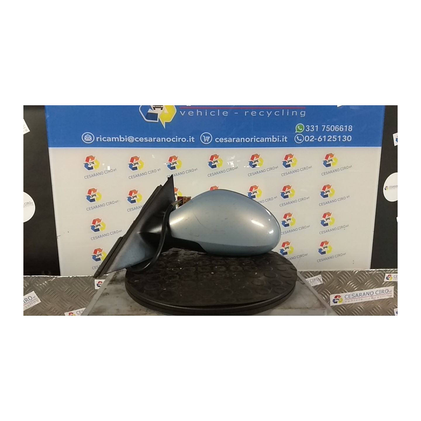 RETROVISORE EST. REGOLAZ. ELETTR. ORIENTABILE SX. 093 SEAT IBIZA (6L) (12/01-08/09) BBY 6L1857507AB9B9