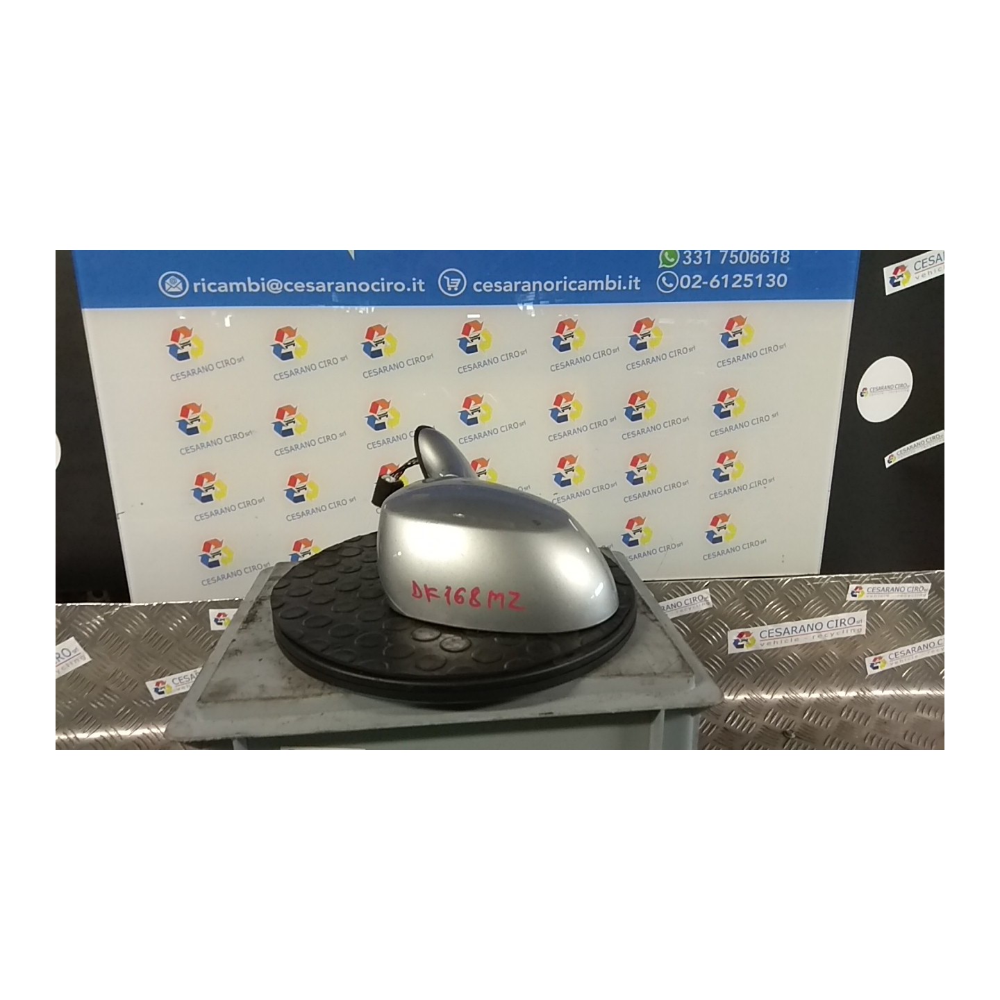 RETROVISORE EST. REGOLAZ. ELETTR. DX. 236 CHEVROLET (DAEWOO) MATIZ (M200) (04/05-12/10) A08S3 96600429