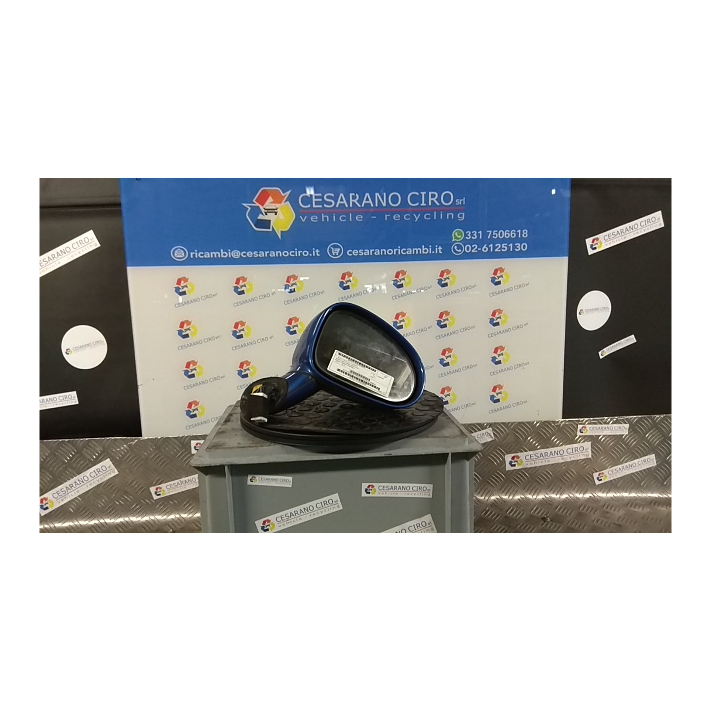 RETROVISORE EST. REGOLAZ. ELETTR. DX. 237 CHEVROLET (DAEWOO) MATIZ (M200) (04/05-12/10) A08S3 96600429