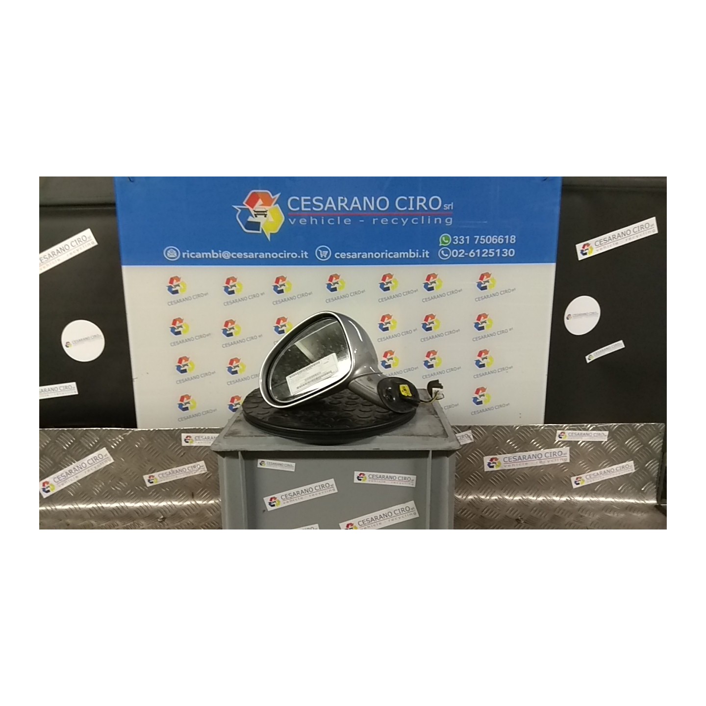 RETROVISORE EST. REGOLAZ. ELETTR. SX. 239 CHEVROLET (DAEWOO) MATIZ (M200) (04/05-12/10) A08S3 96600411
