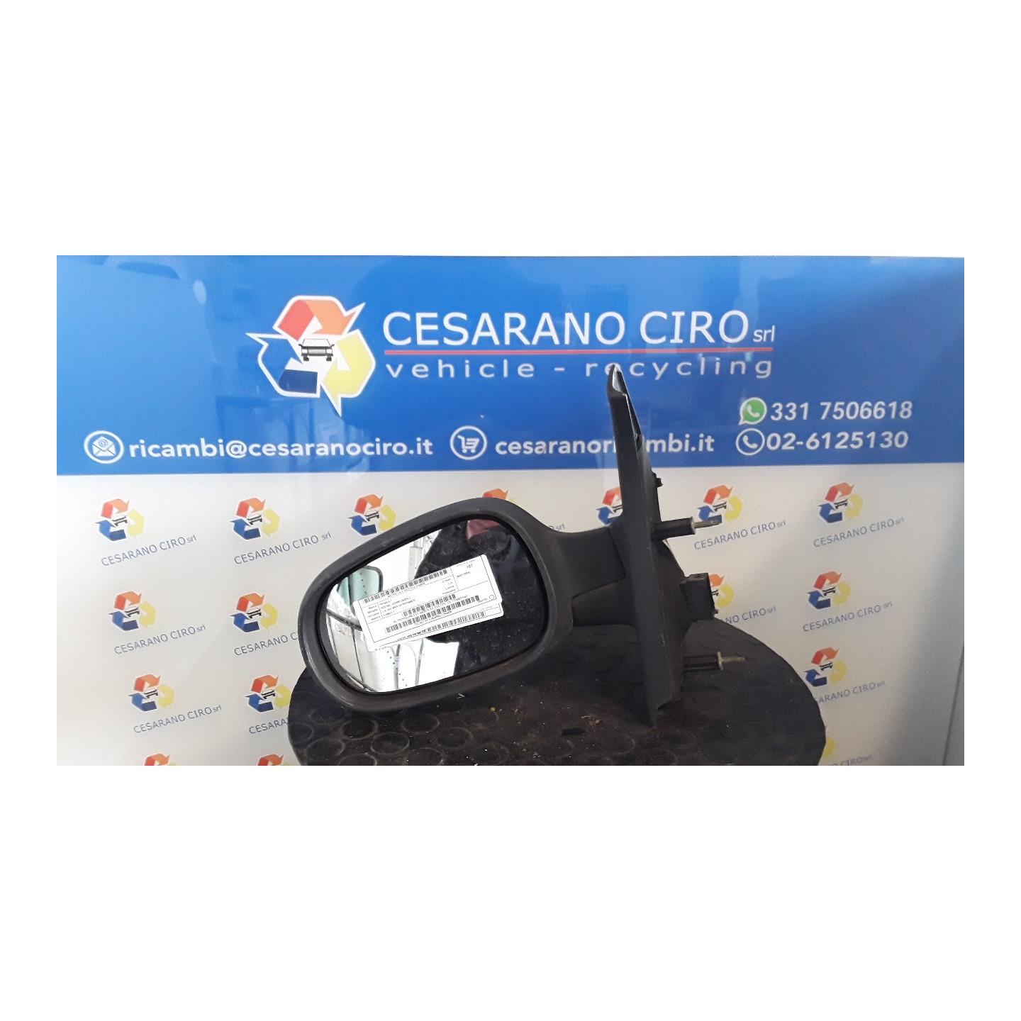 RETROVISORE EST. REGOLAZ. ELETTR. SX. 009 RENAULT SCENIC (03/99-05/03) K4MA7 7700431542