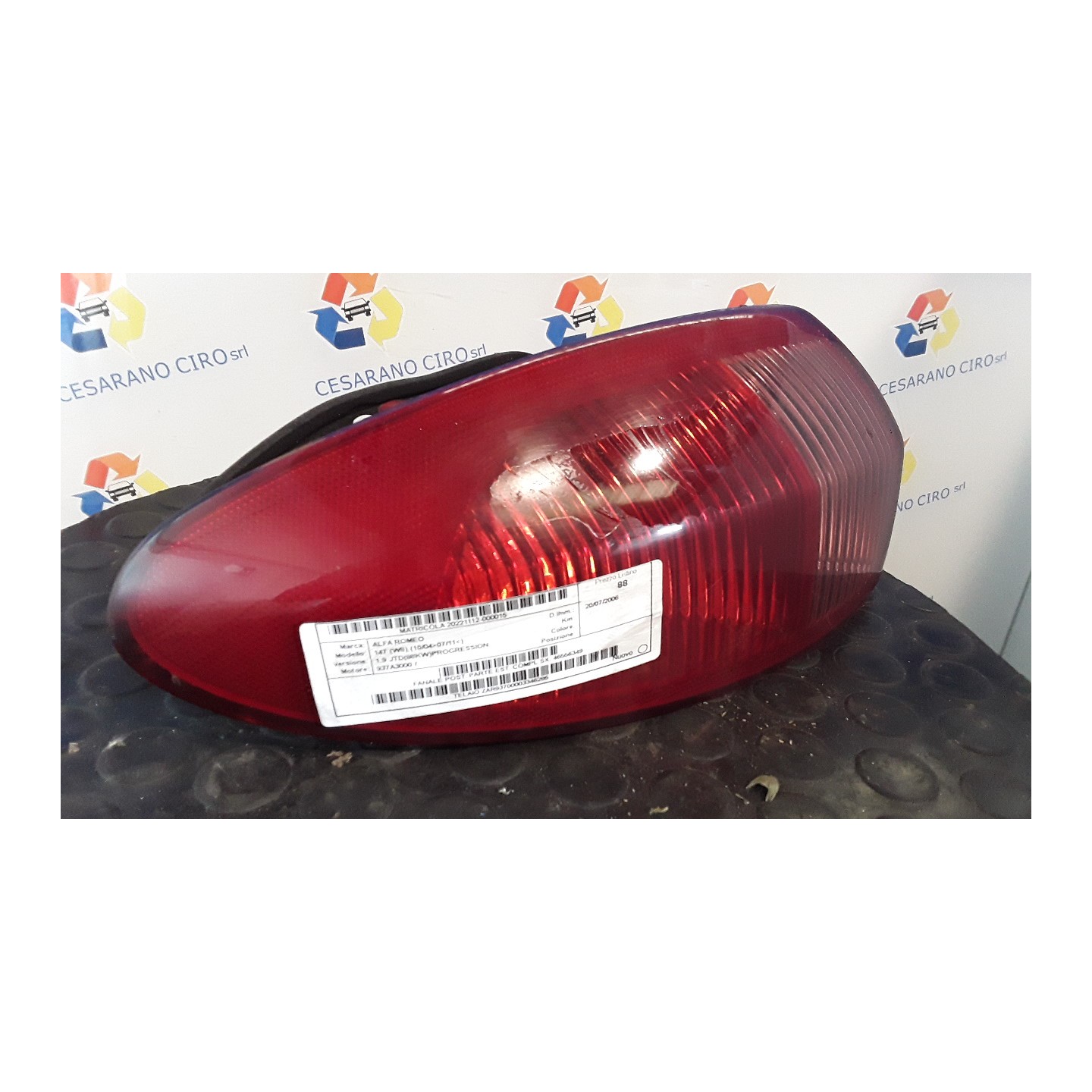 FANALE POST. PARTE EST. COMPL SX. 015 ALFA ROMEO 147 (W8) (10/04-07/11) 937A3000 46556349