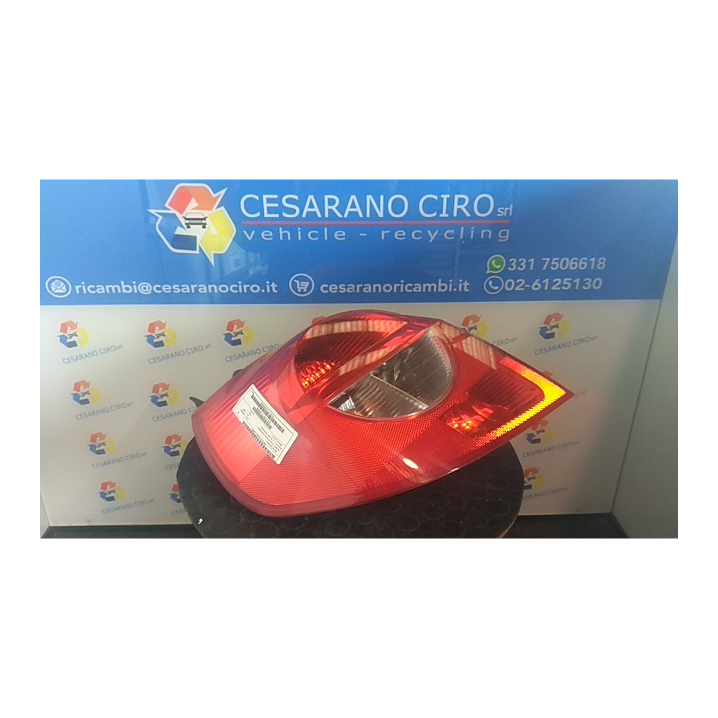 FANALE POST. SX. 021 RENAULT CLIO 3A SERIE (07/05-05/09) D4FE7 8200459962