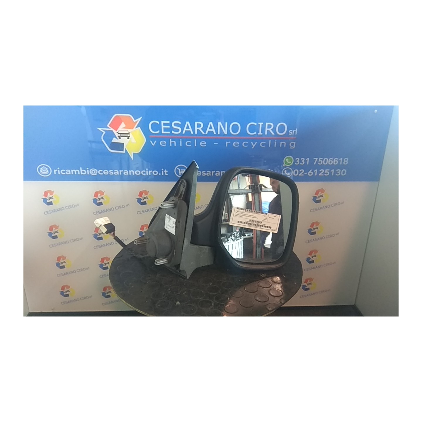 RETROVISORE EST. TERMICO DX. 037 CITROEN BERLINGO VAN (10/02-03/08) RHY 8153HW