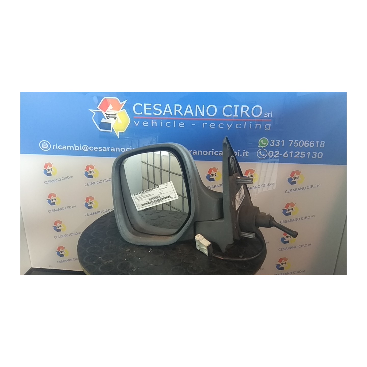 RETROVISORE EST. TERMICO SX. 038 CITROEN BERLINGO VAN (10/02-03/08) RHY 8153HN