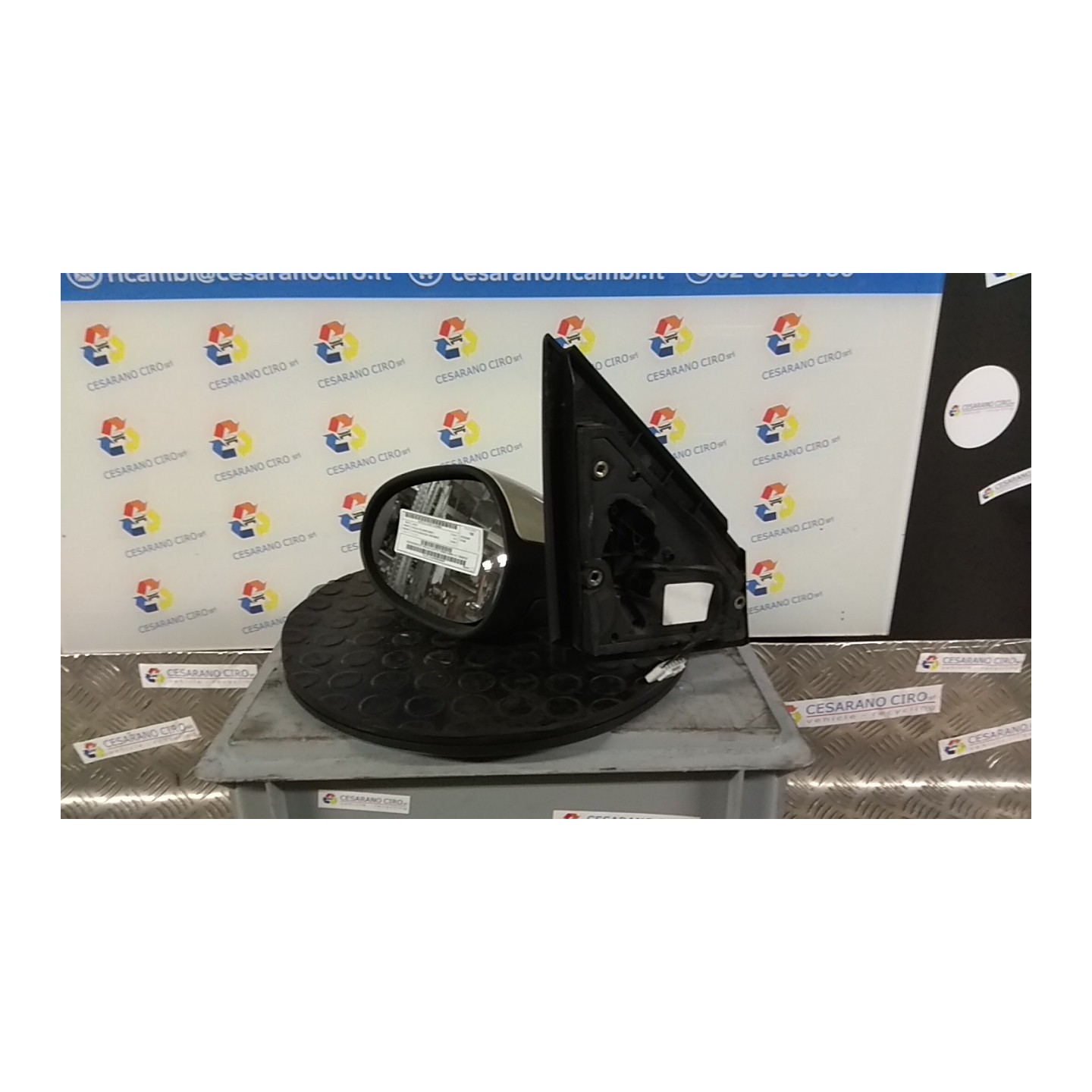 RETROVISORE EST. REGOLAZ. ELETTR. TERMICO,06/05 SX. 058 LANCIA YPSILON (TE) (06/03-09/06) 843A1000 735345122