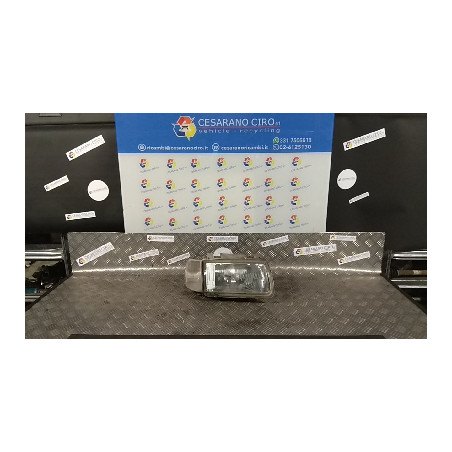 PROIETTORE SX. 196 VOLKSWAGEN POLO 3A SERIE (11/94-09/01) AEX 6N1941015