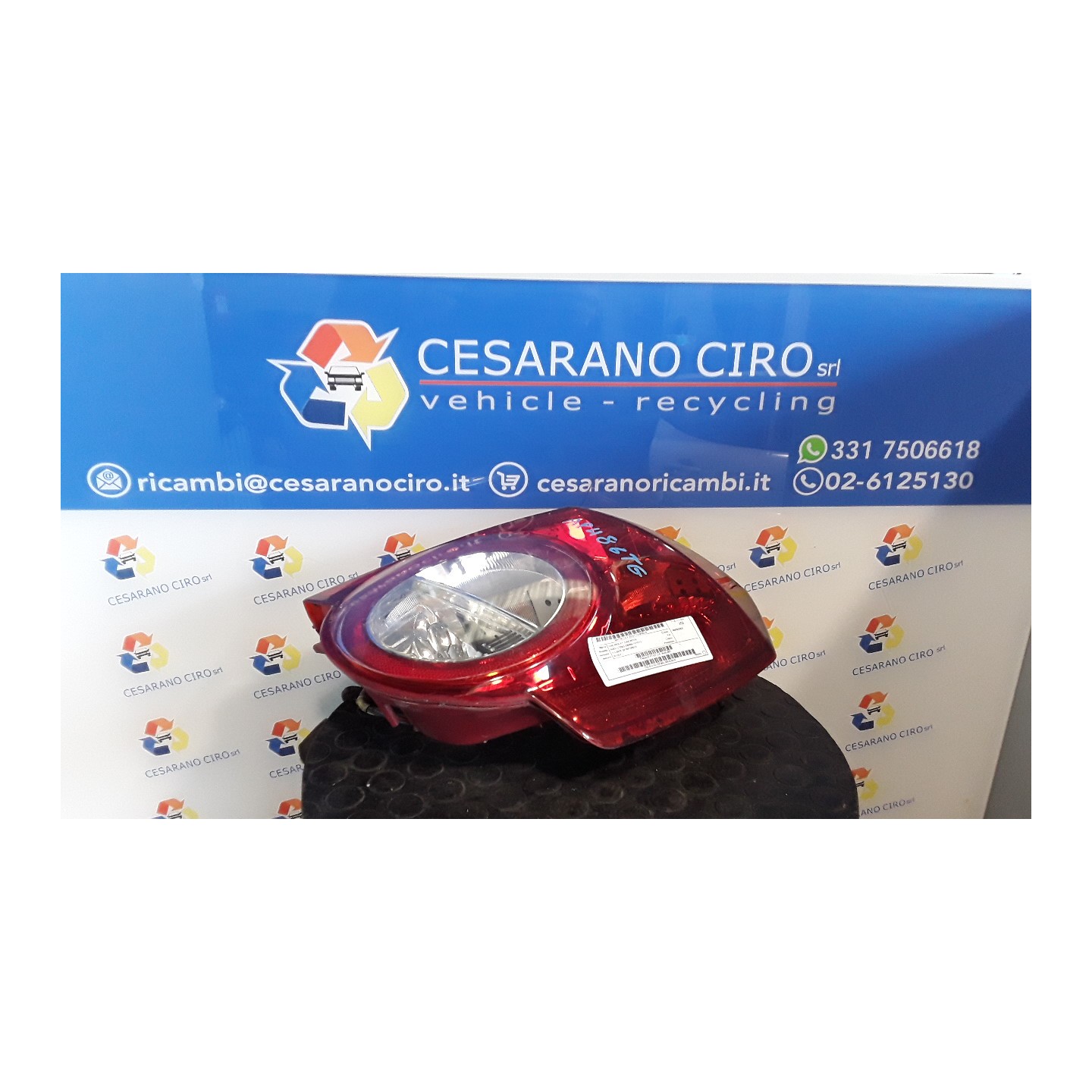FANALE POST. DX. 010 CHEVROLET (DAEWOO) AVEO (T250) (06/08-11/12) B12D1 95952067