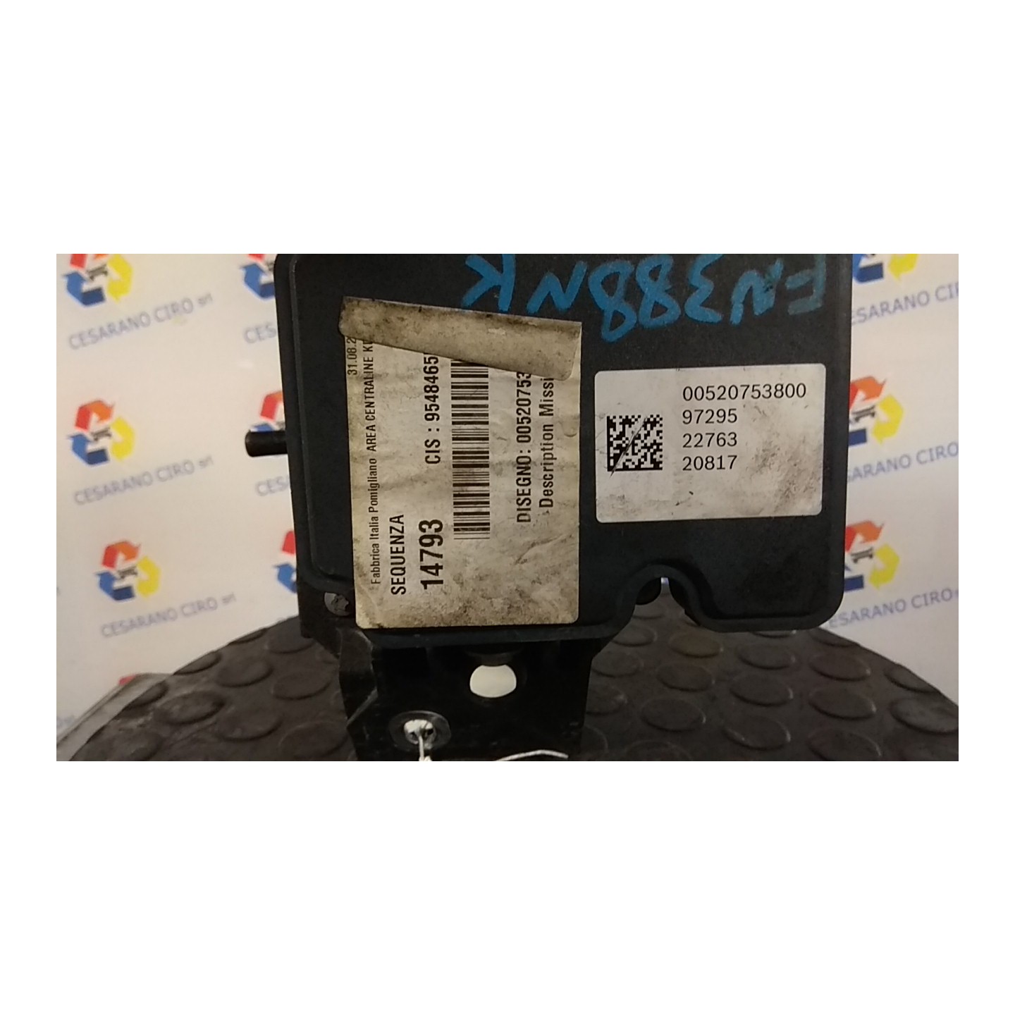 AGGREGATO ABS 241 FIAT PANDA (4Q) (05/16-) 169A4000 6000630279