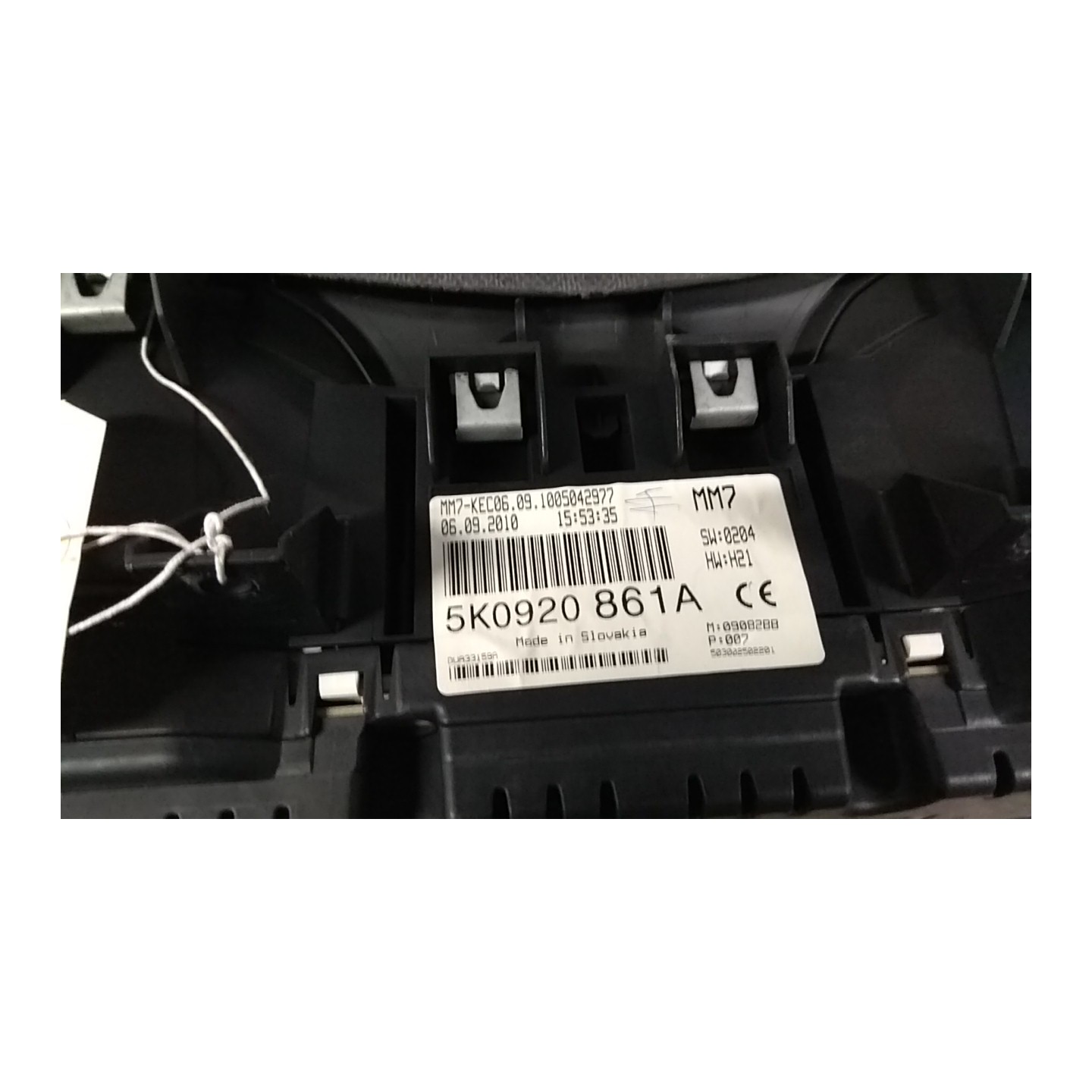 QUADRO PORTASTRUMENTI 317 VOLKSWAGEN GOLF (5K/AJ) (09/08-) CAY 5K0920882AX